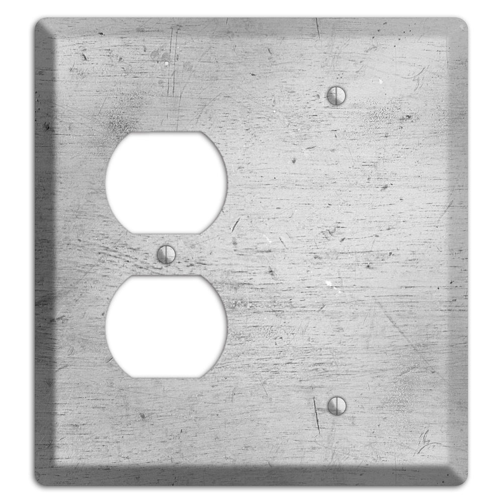 Silver Deck Duplex / Blank Wallplate