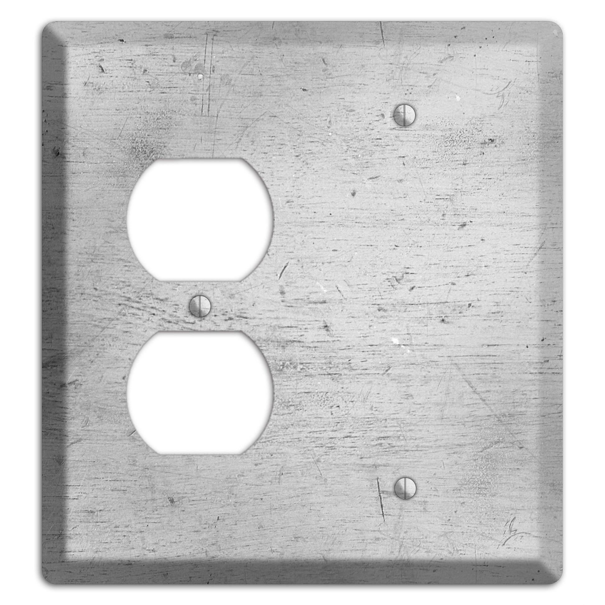 Silver Deck Duplex / Blank Wallplate