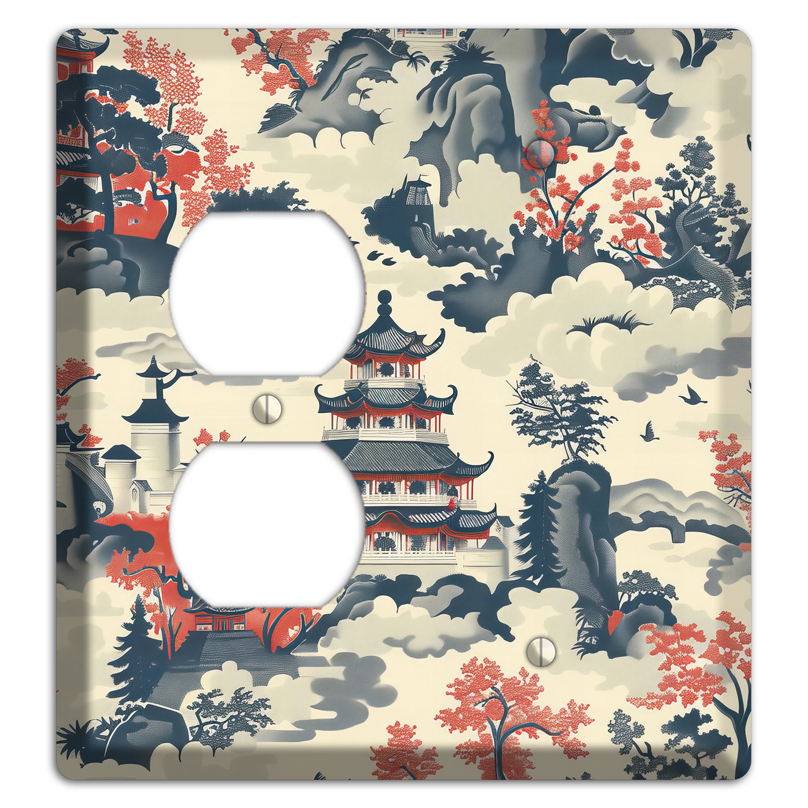 Ink & Ember Pagoda Duplex / Blank Wallplate