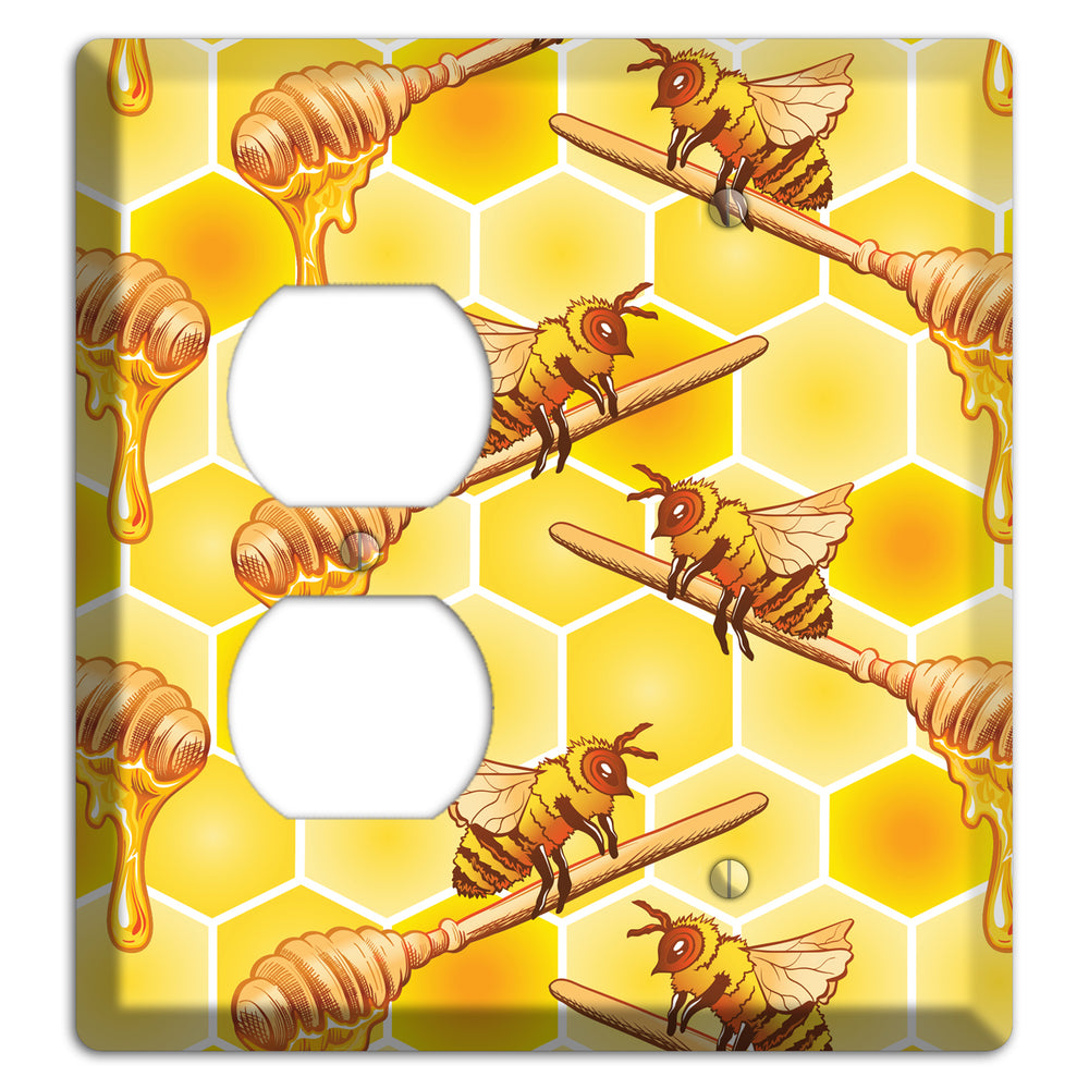 Honeyed Vigil Duplex / Blank Wallplate