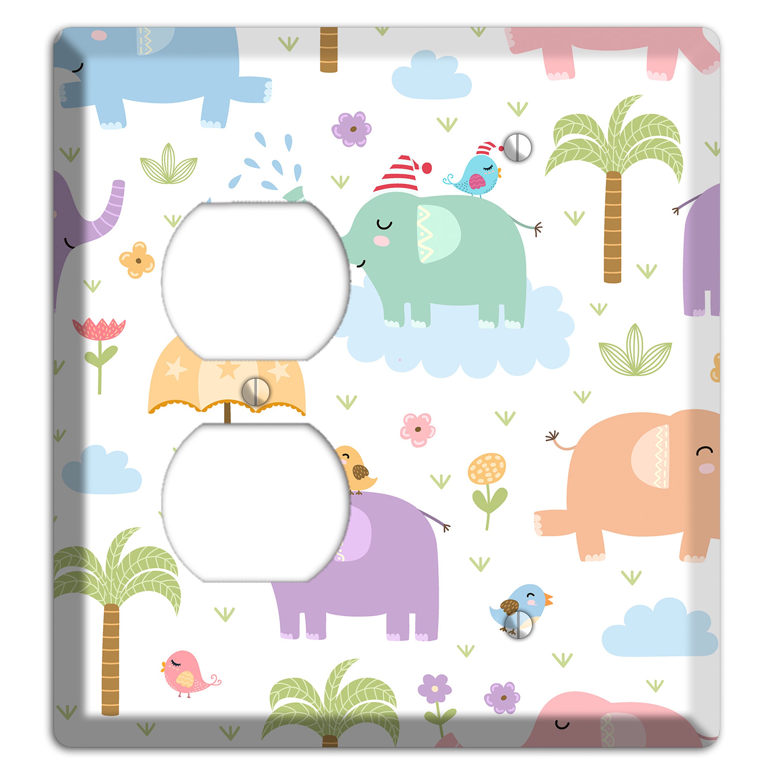 Elephant Dreams Duplex / Blank Wallplate