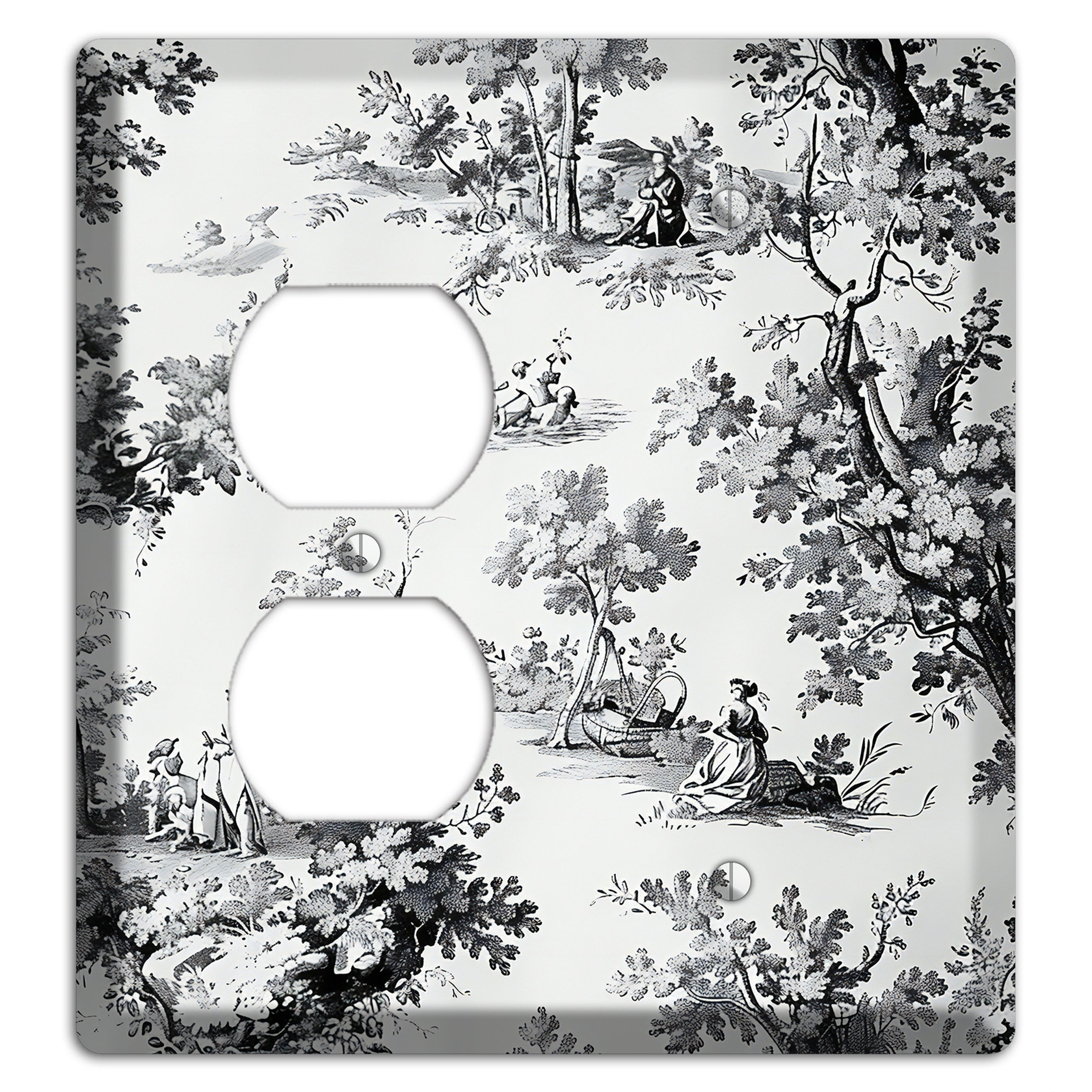 Pastoral Whisper Duplex / Blank Wallplate