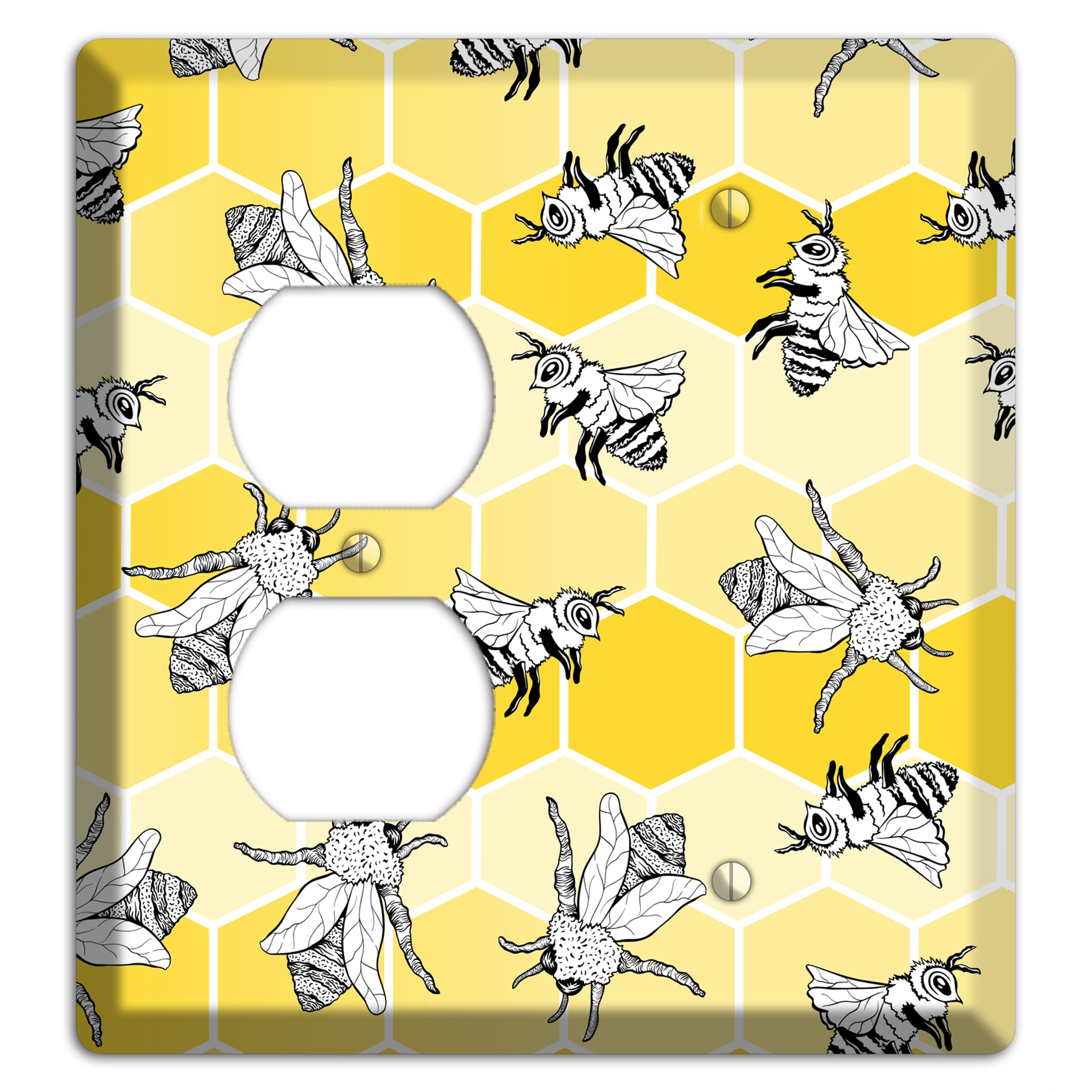 Hive Mind Scatter Duplex / Blank Wallplate