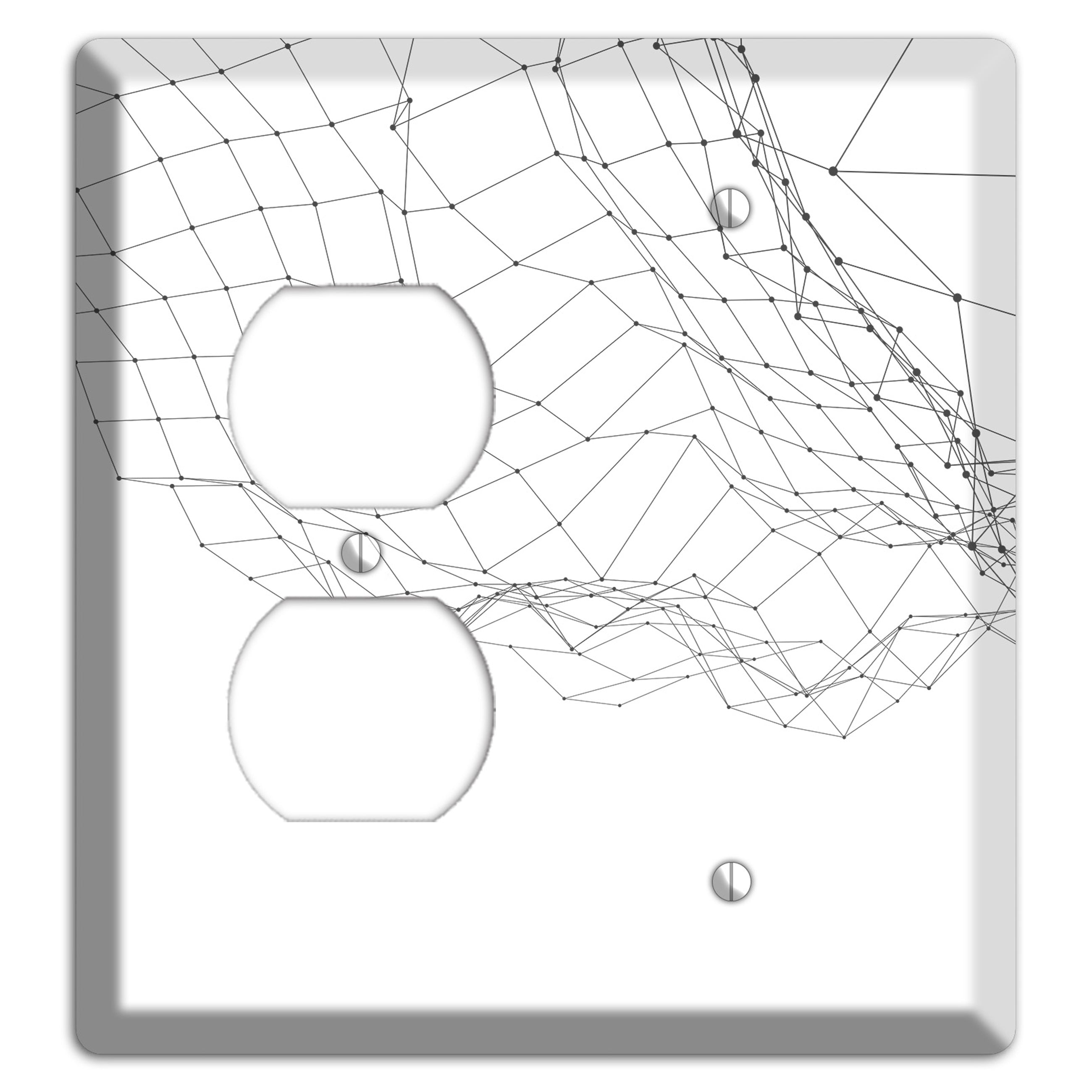 Collapse Into Signal Duplex / Blank Wallplate