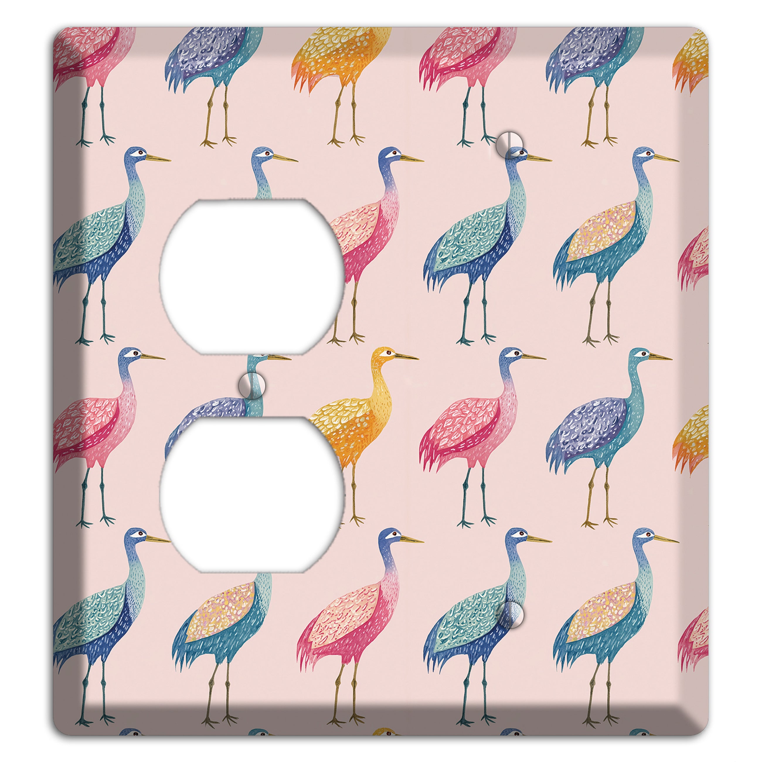 Rainbow Marsh Parade Duplex / Blank Wallplate