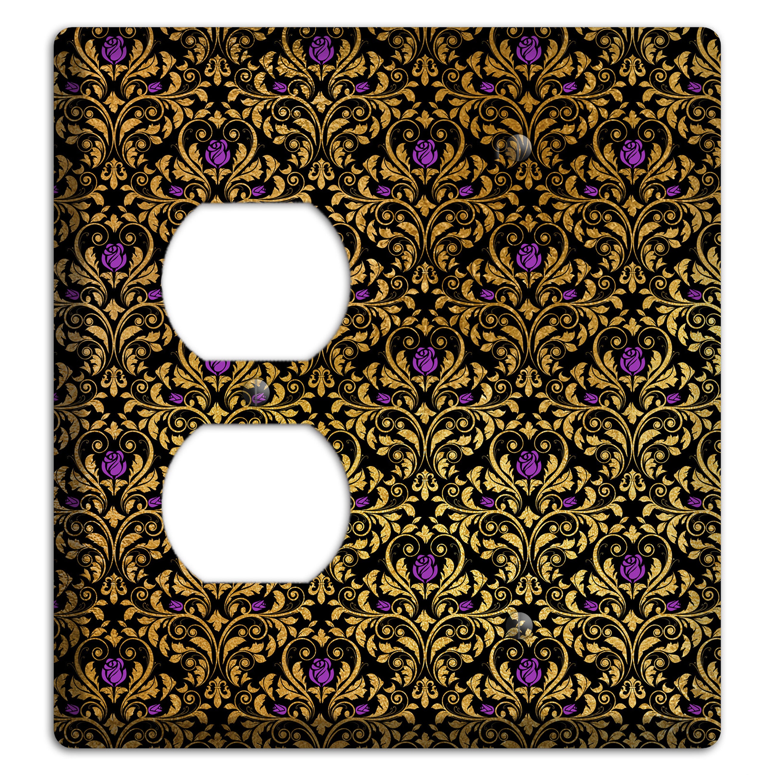 Gilded Masquerade Duplex / Blank Wallplate