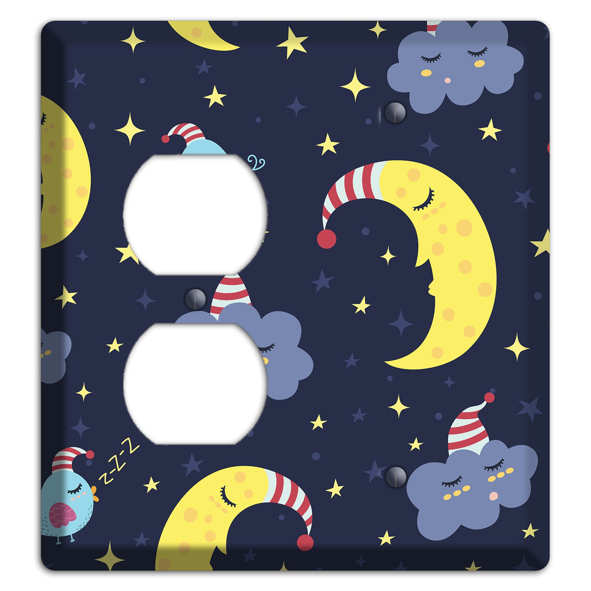 Sleepy Skies Duplex / Blank Wallplate