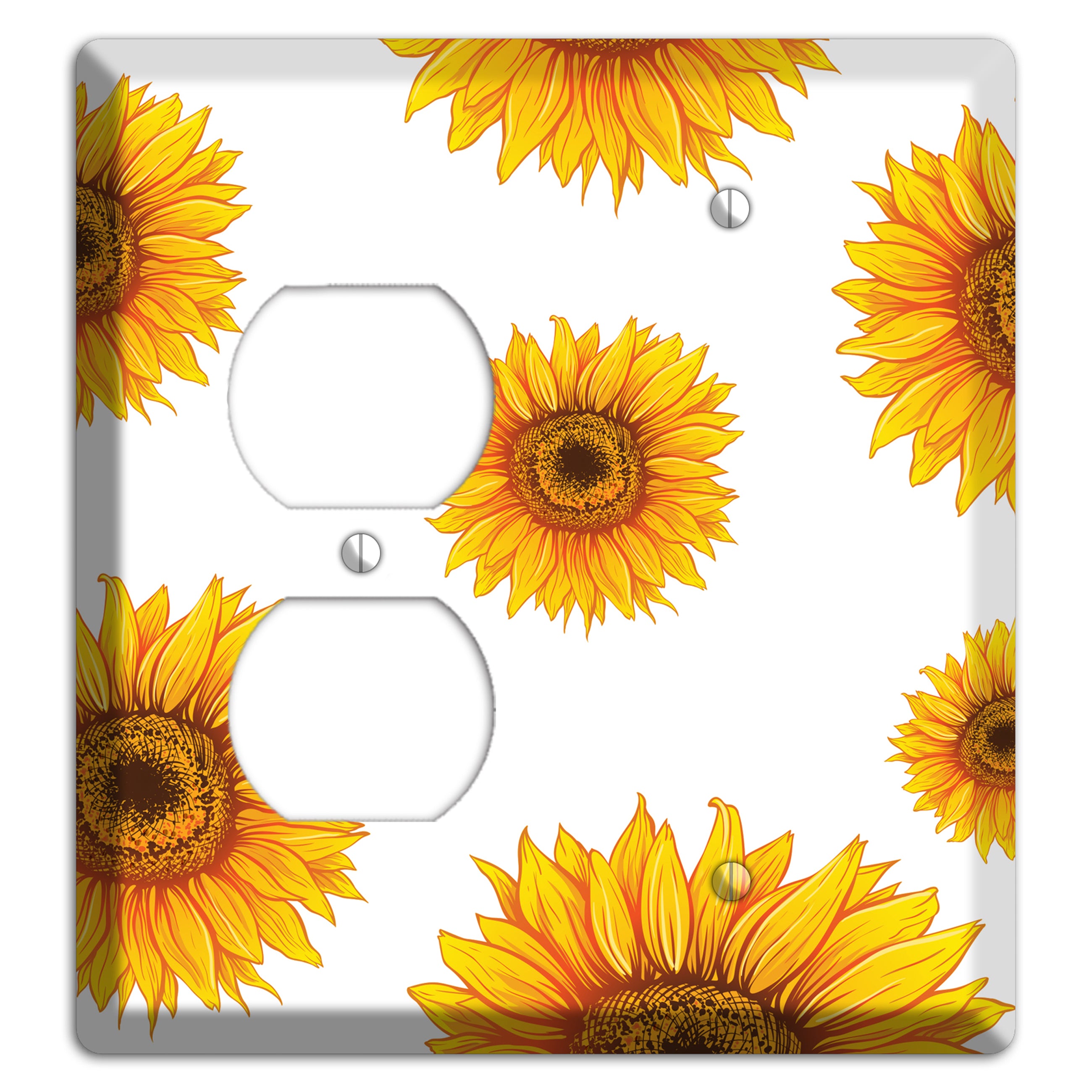 Solar Bloom Scatter Duplex / Blank Wallplate