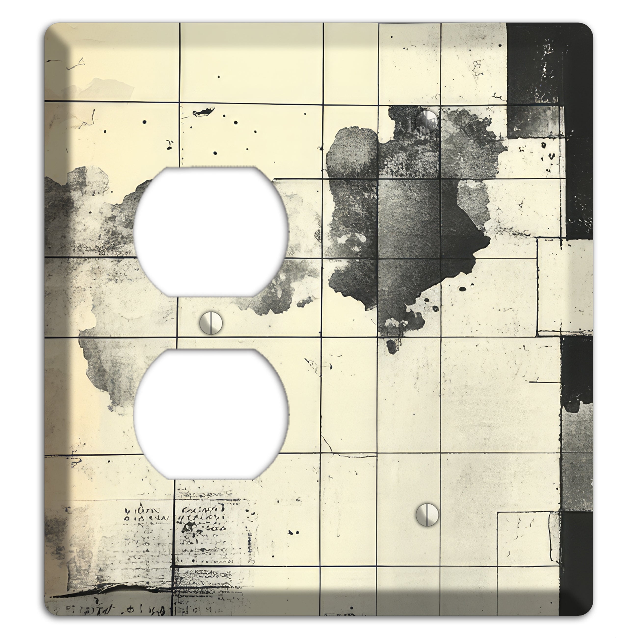 Fractured Cartography Duplex / Blank Wallplate