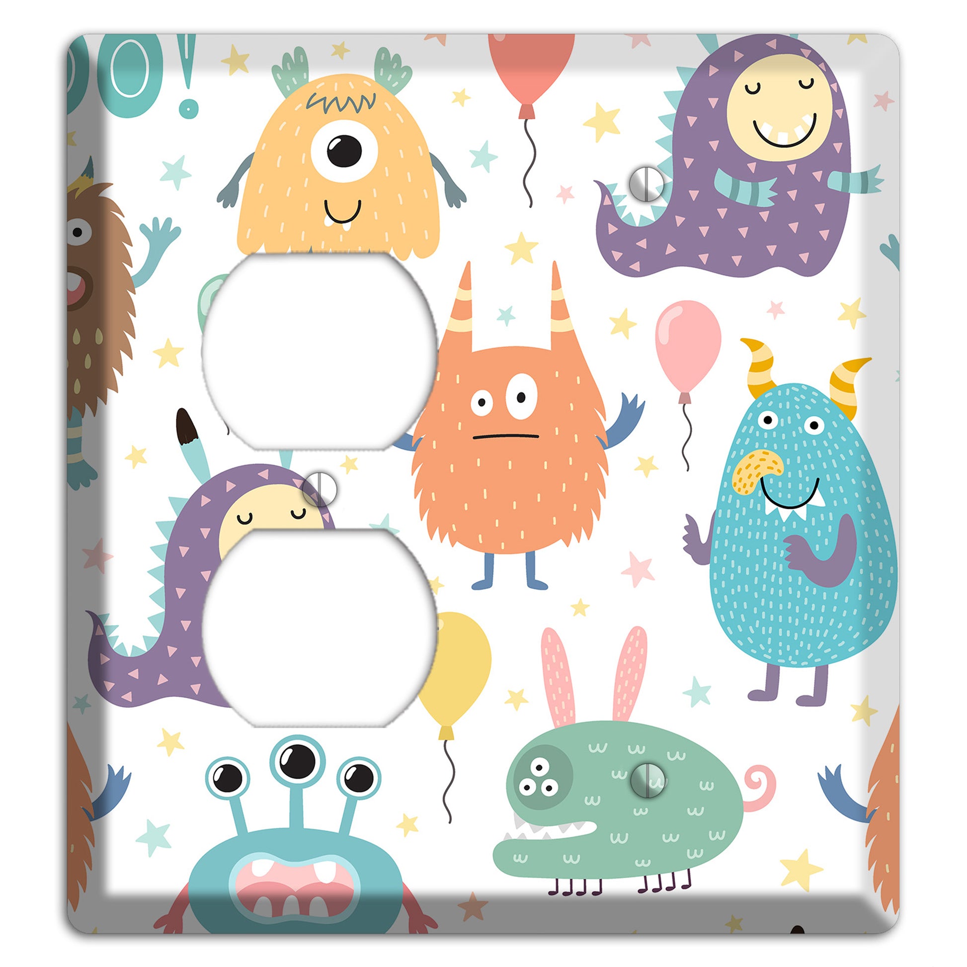 Monster Mash Duplex / Blank Wallplate