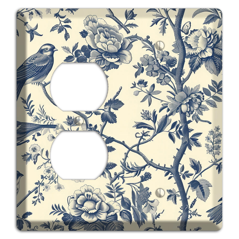 Garden Reverie Duplex / Blank Wallplate