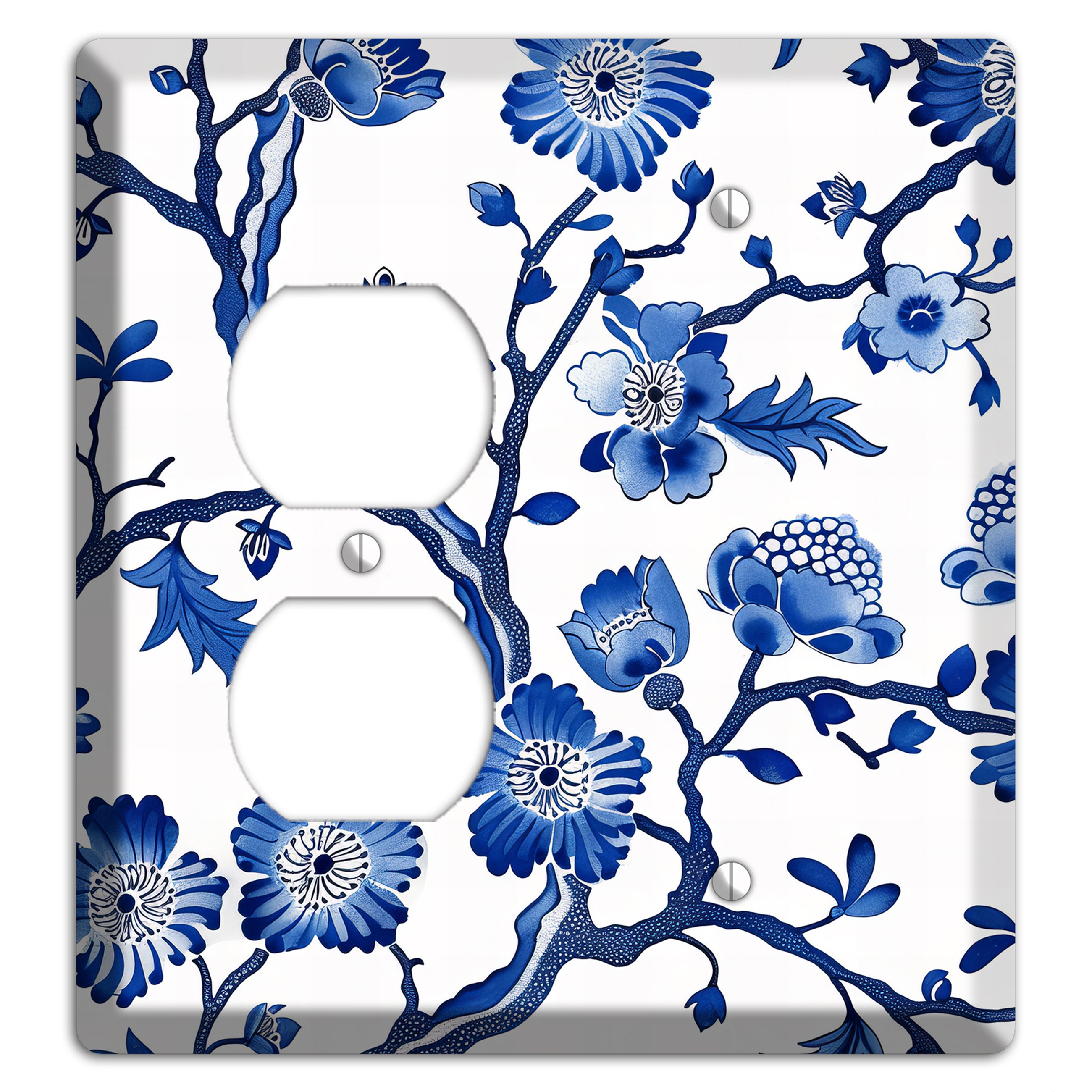 Porcelain Garden Reverie Duplex / Blank Wallplate