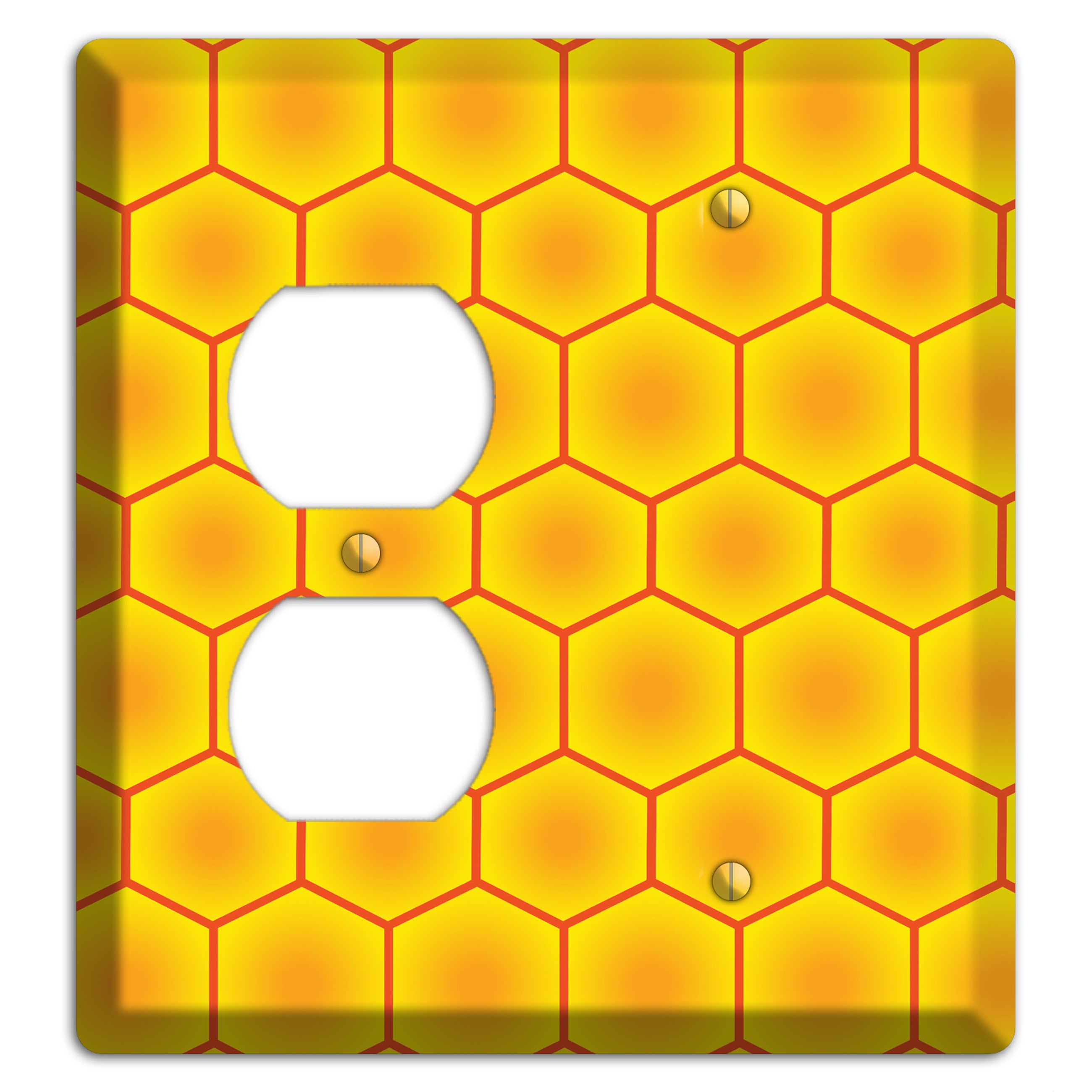 Golden Vault Cells Duplex / Blank Wallplate