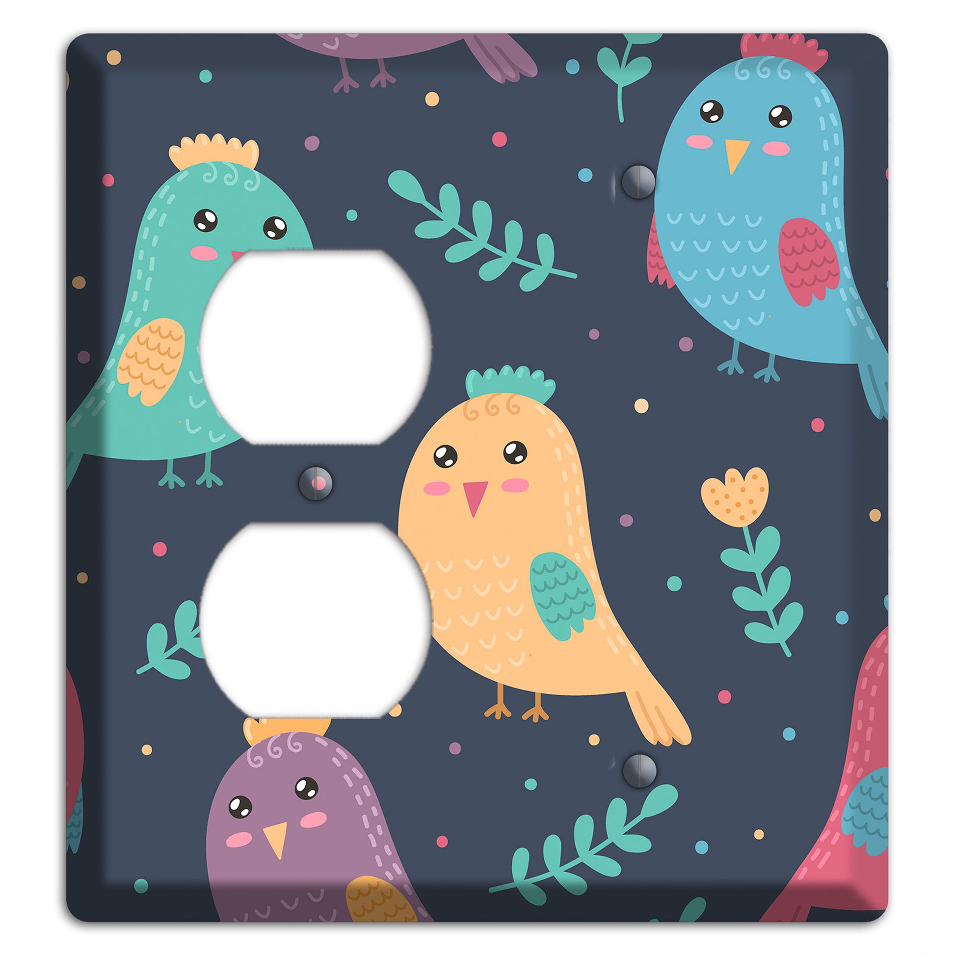 Jungle Giggles (Dark) Duplex / Blank Wallplate