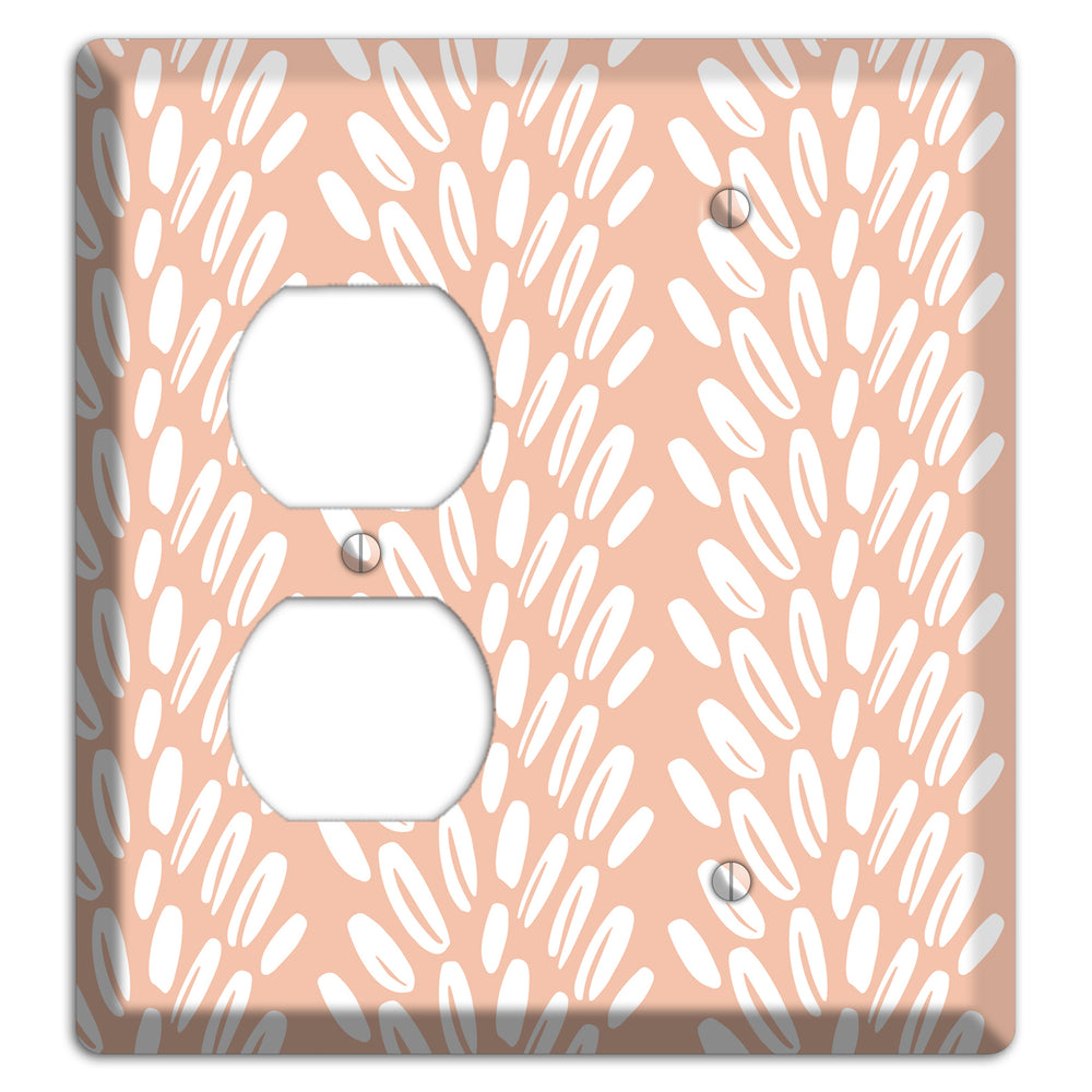 Harvest Plume Rise Duplex / Blank Wallplate