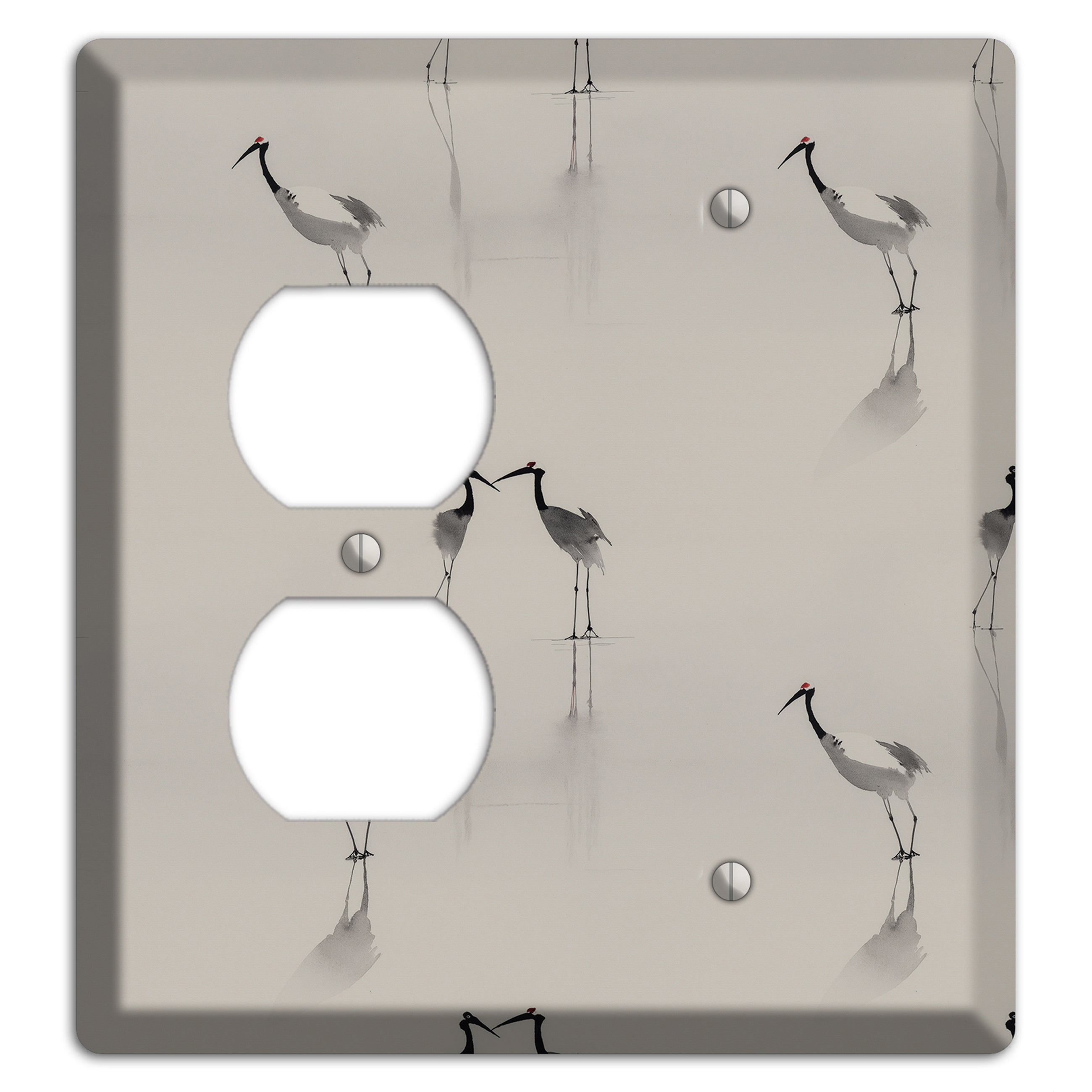Mist & Mirror Vigil Duplex / Blank Wallplate