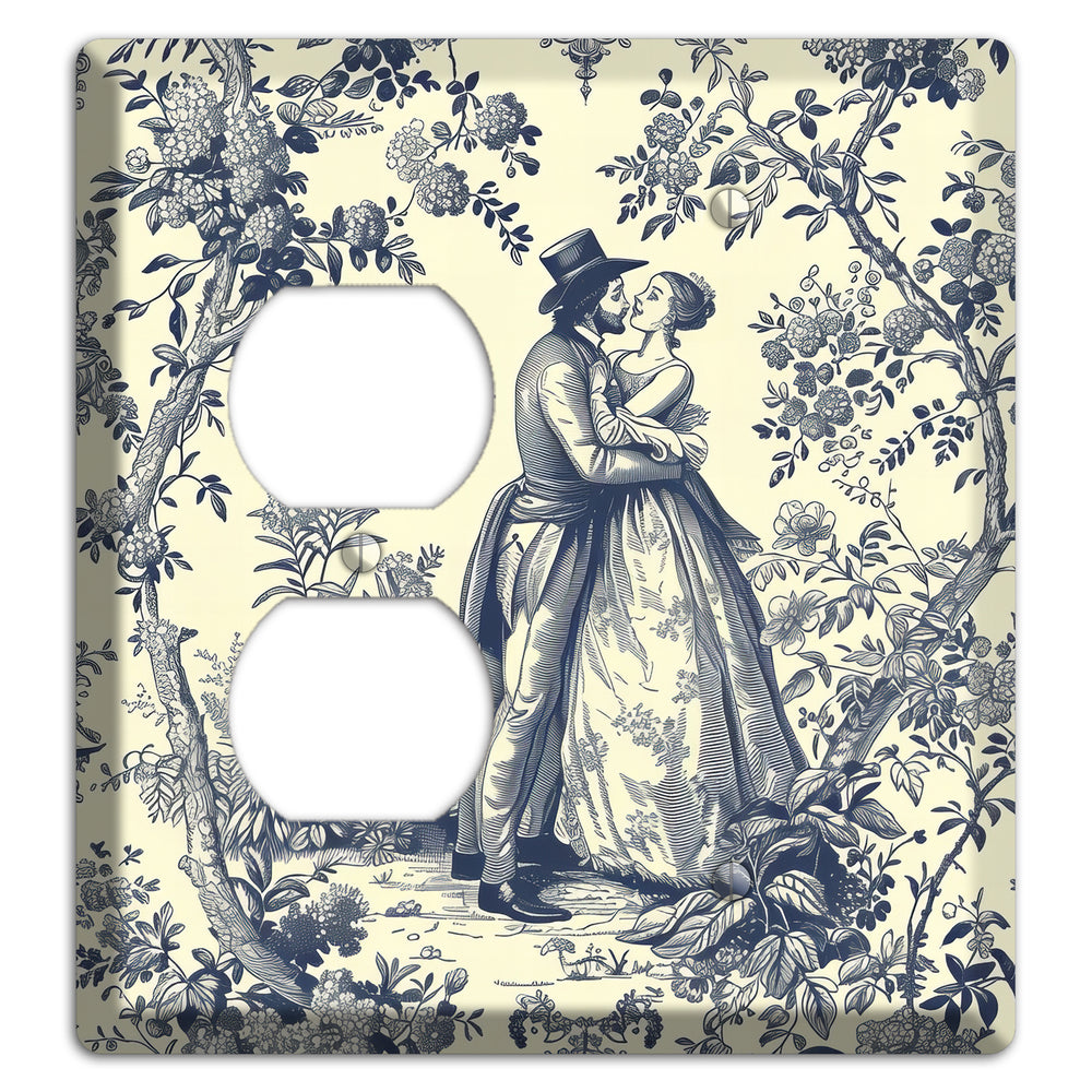 Garden Tryst Duplex / Blank Wallplate
