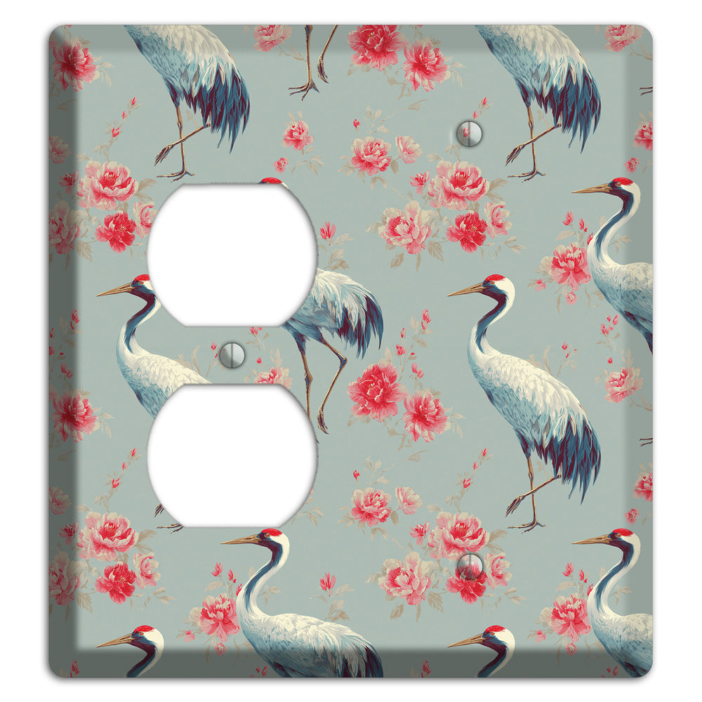Rose Mist Vigil Duplex / Blank Wallplate