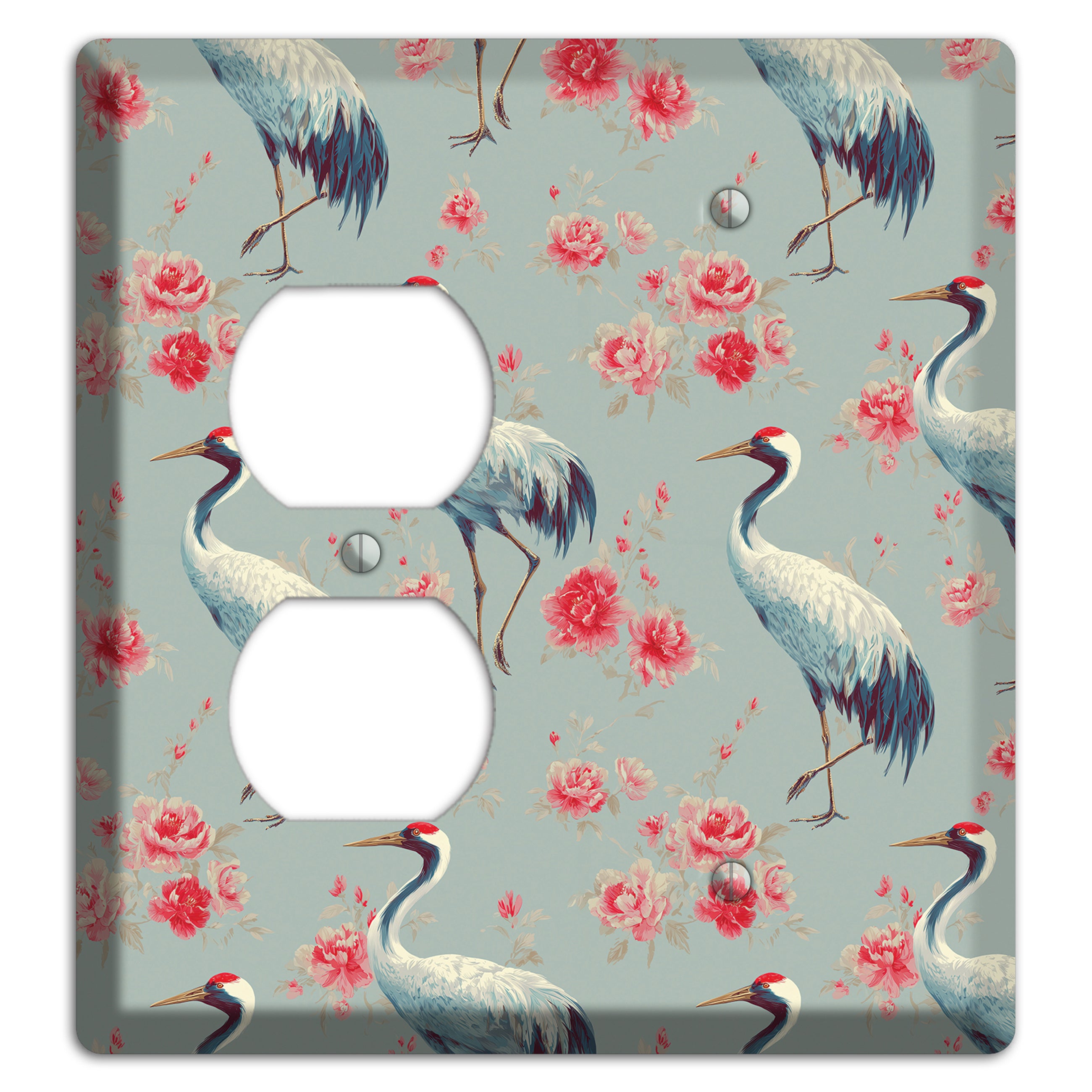 Rose Mist Vigil Duplex / Blank Wallplate