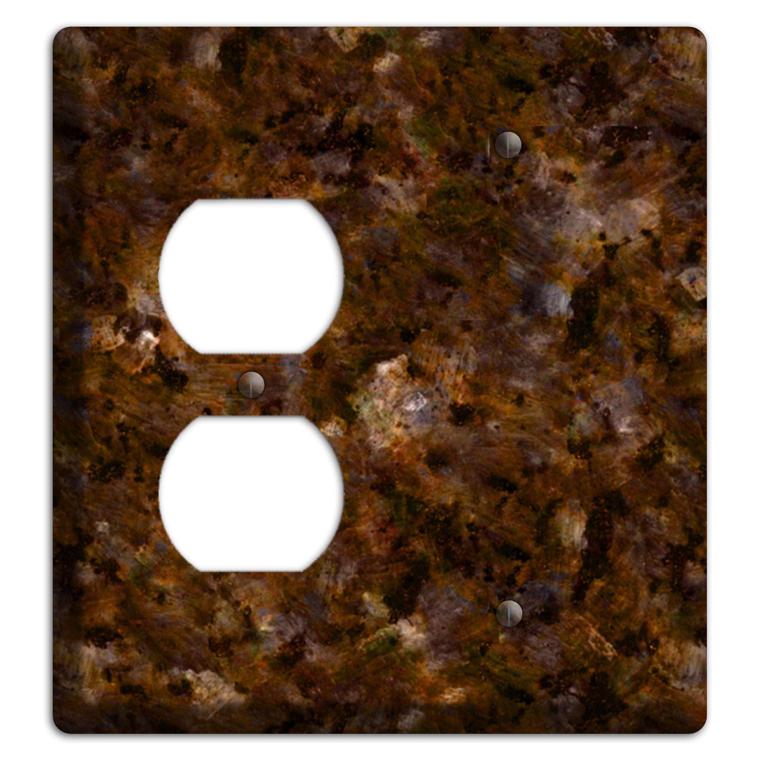 Baltic Green Granite Duplex / Blank Wallplate