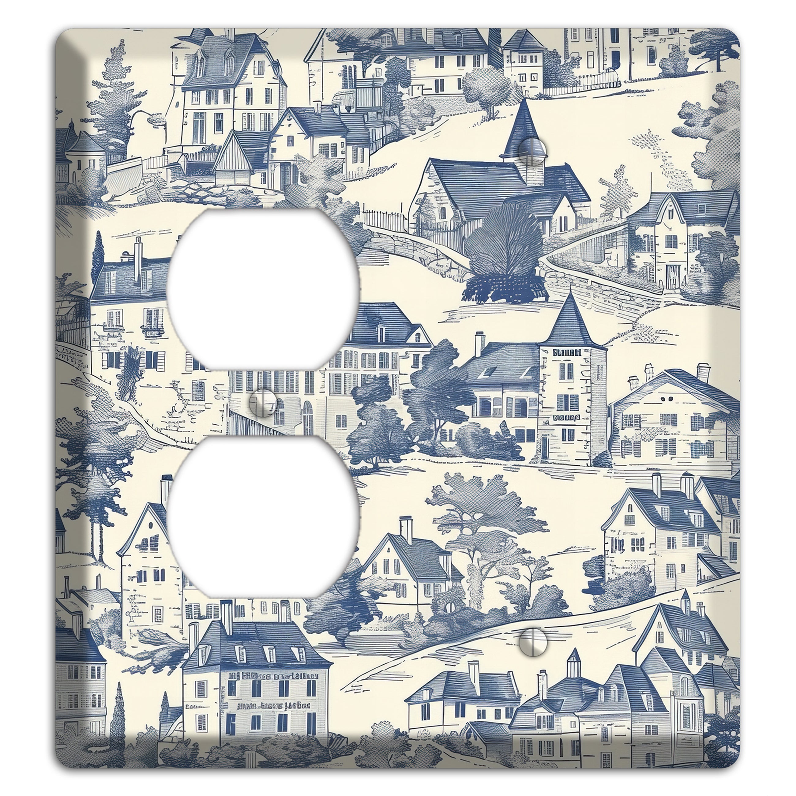 Village Chronicle Duplex / Blank Wallplate
