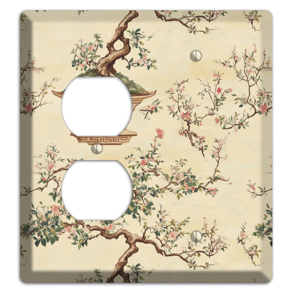 Bonsai & Blossom Duplex / Blank Wallplate