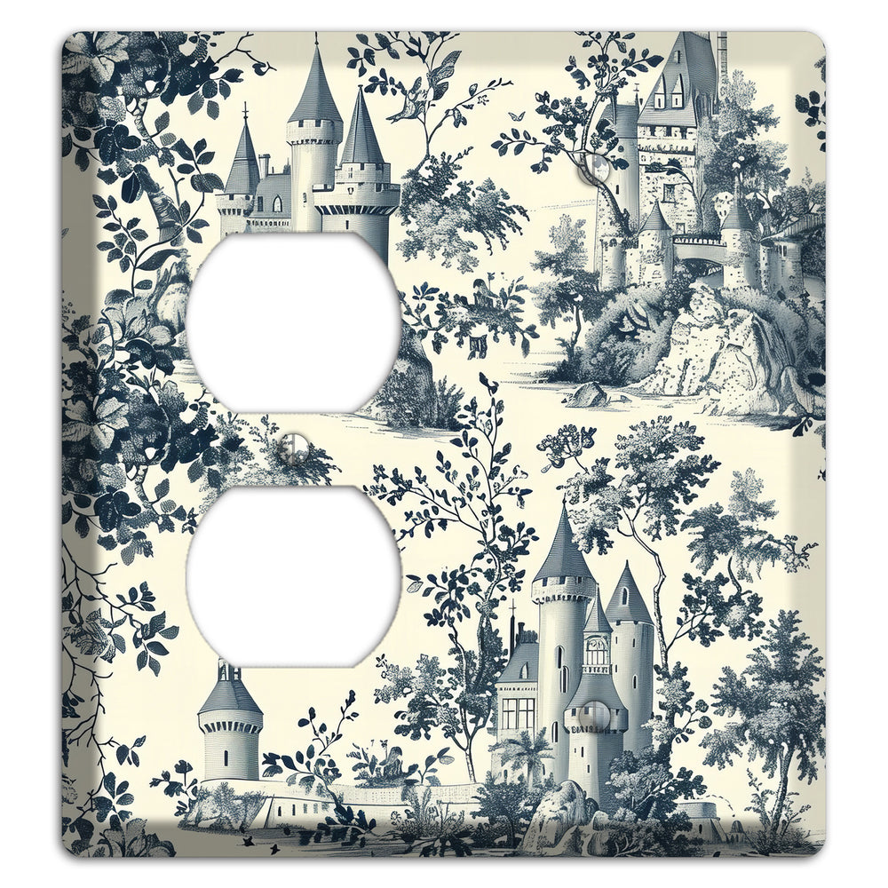 Castle & Crown Duplex / Blank Wallplate