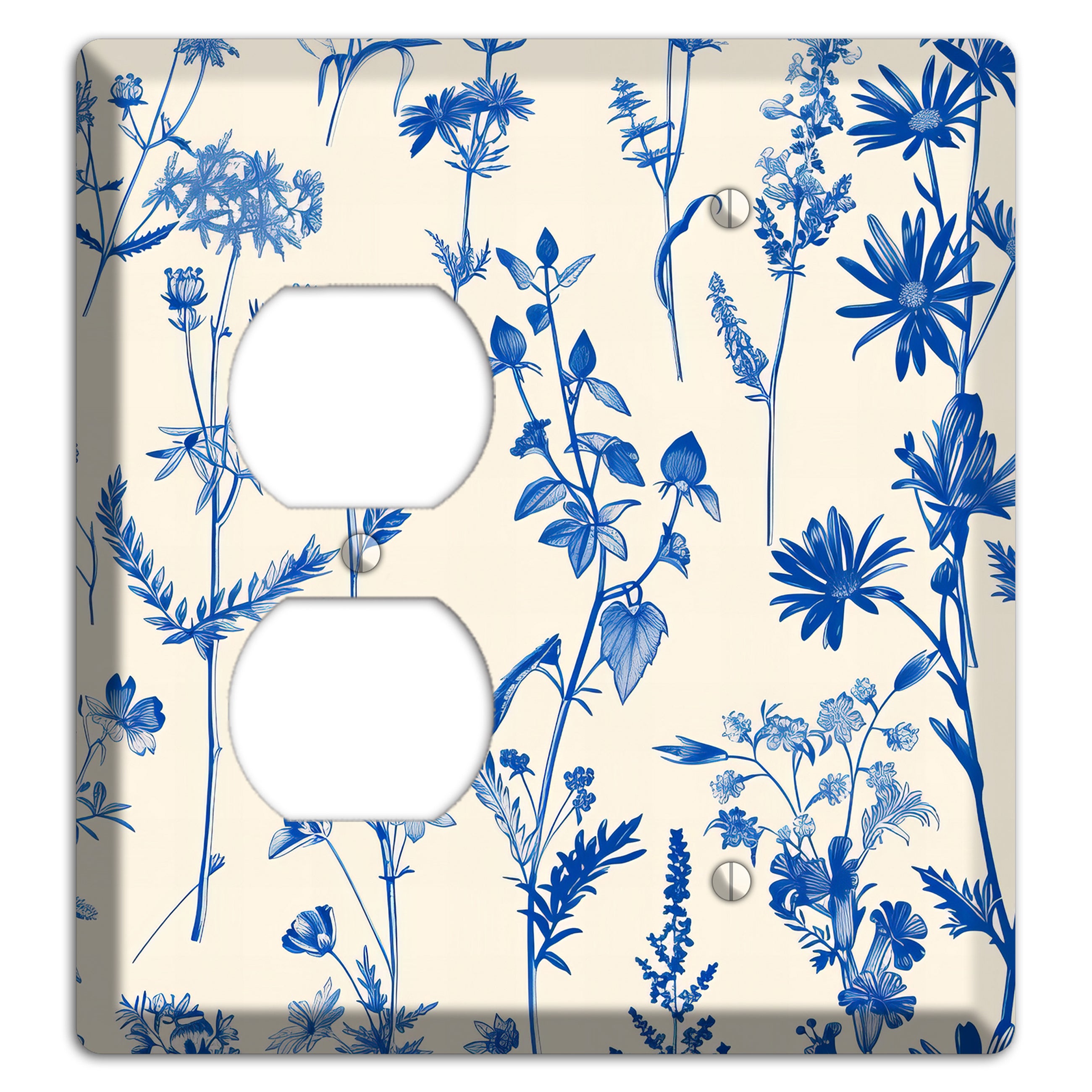 Meadow in Ink Duplex / Blank Wallplate