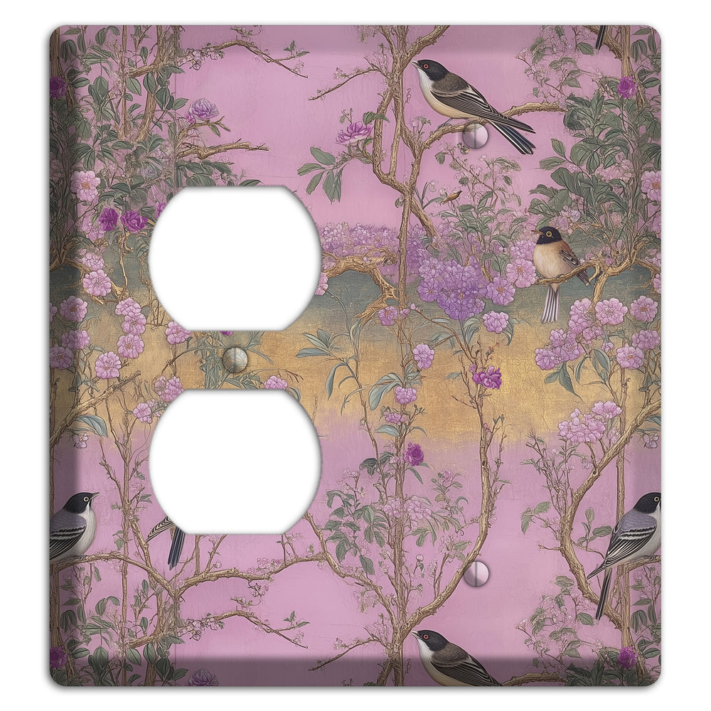 Songbird Twilight Garden Duplex / Blank Wallplate