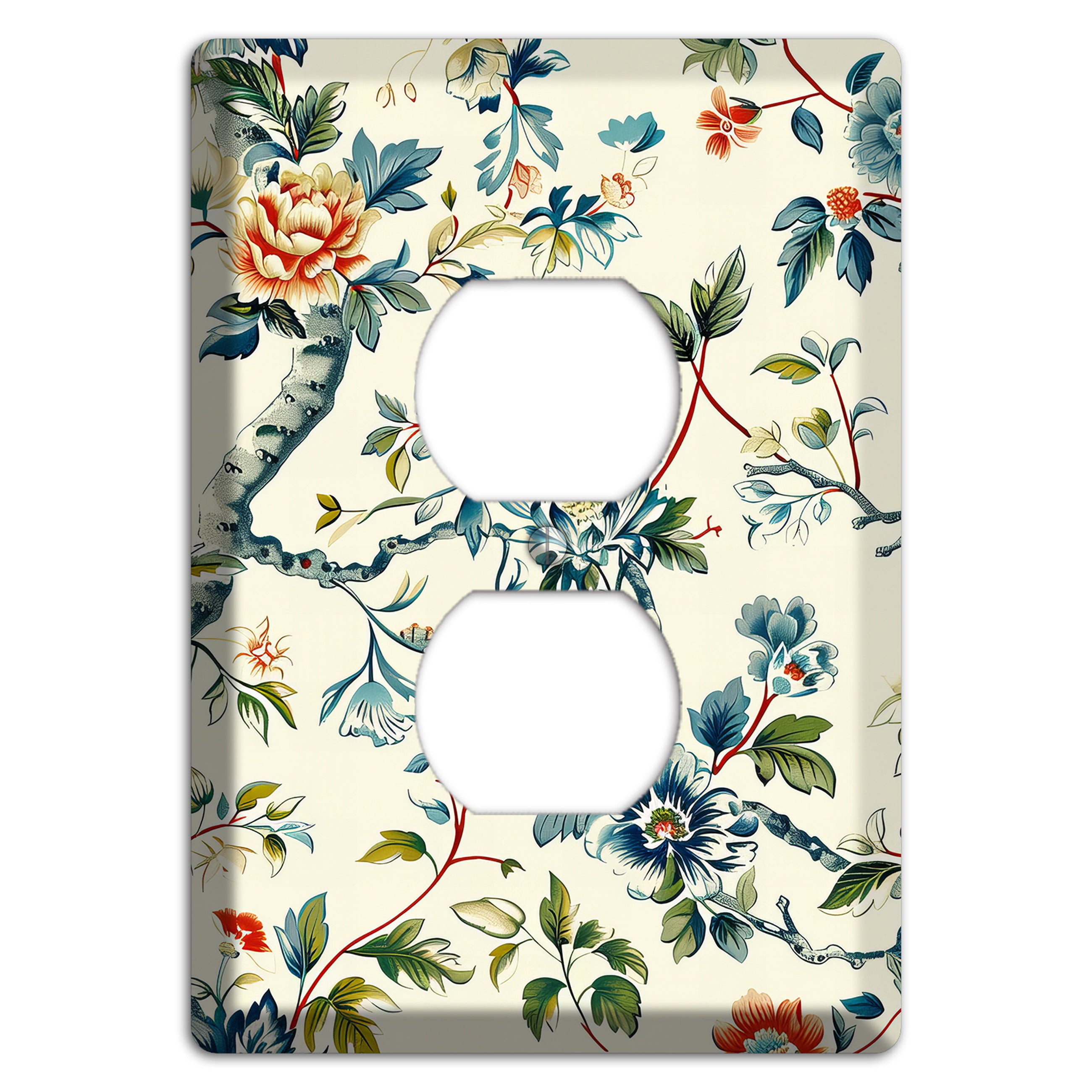 Wandering Bough Duplex Outlet Wallplate