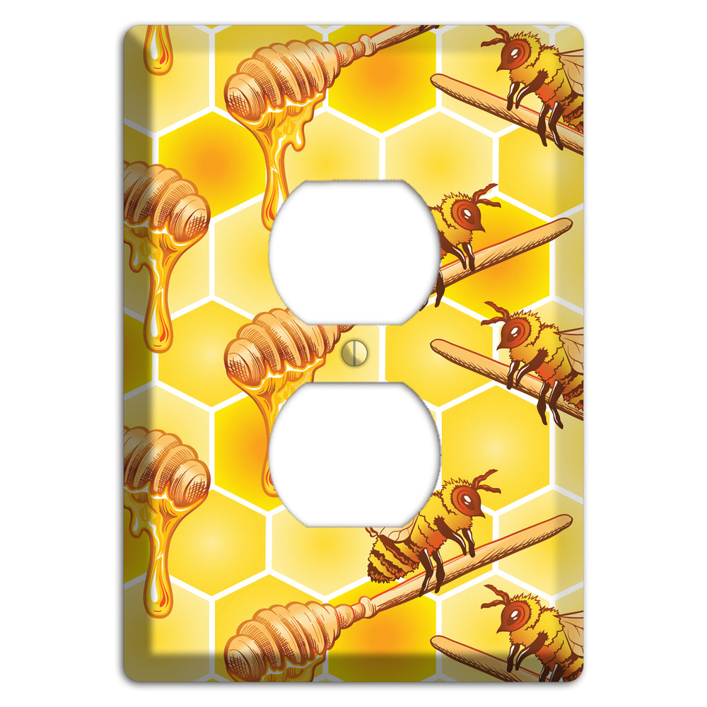 Honeyed Vigil Duplex Outlet Wallplate
