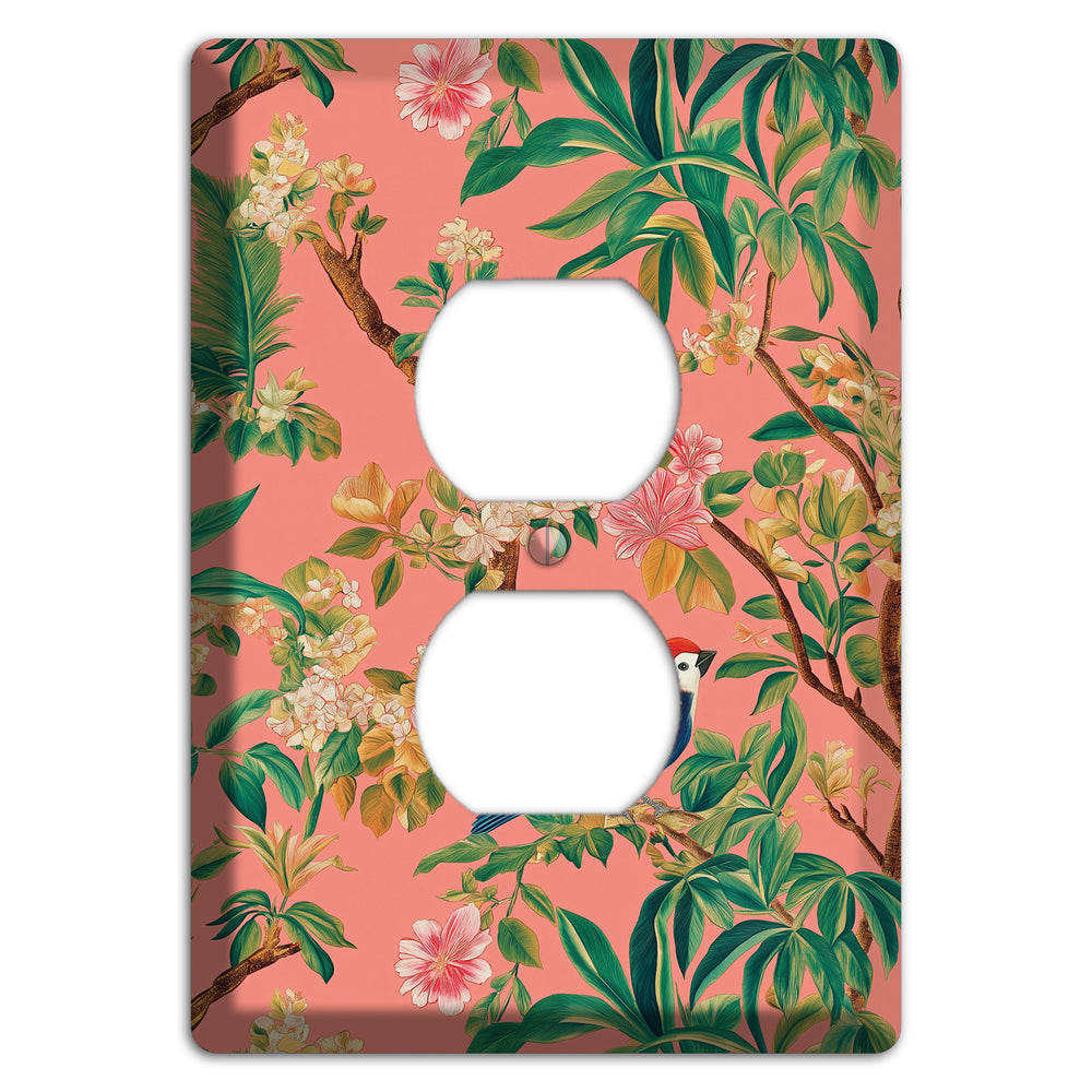Coral Garden Reverie Duplex Outlet Wallplate