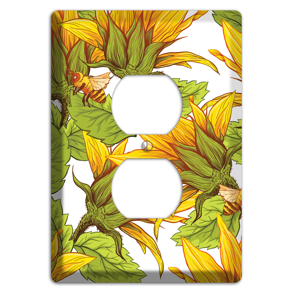 Pollen & Wings Duplex Outlet Wallplate