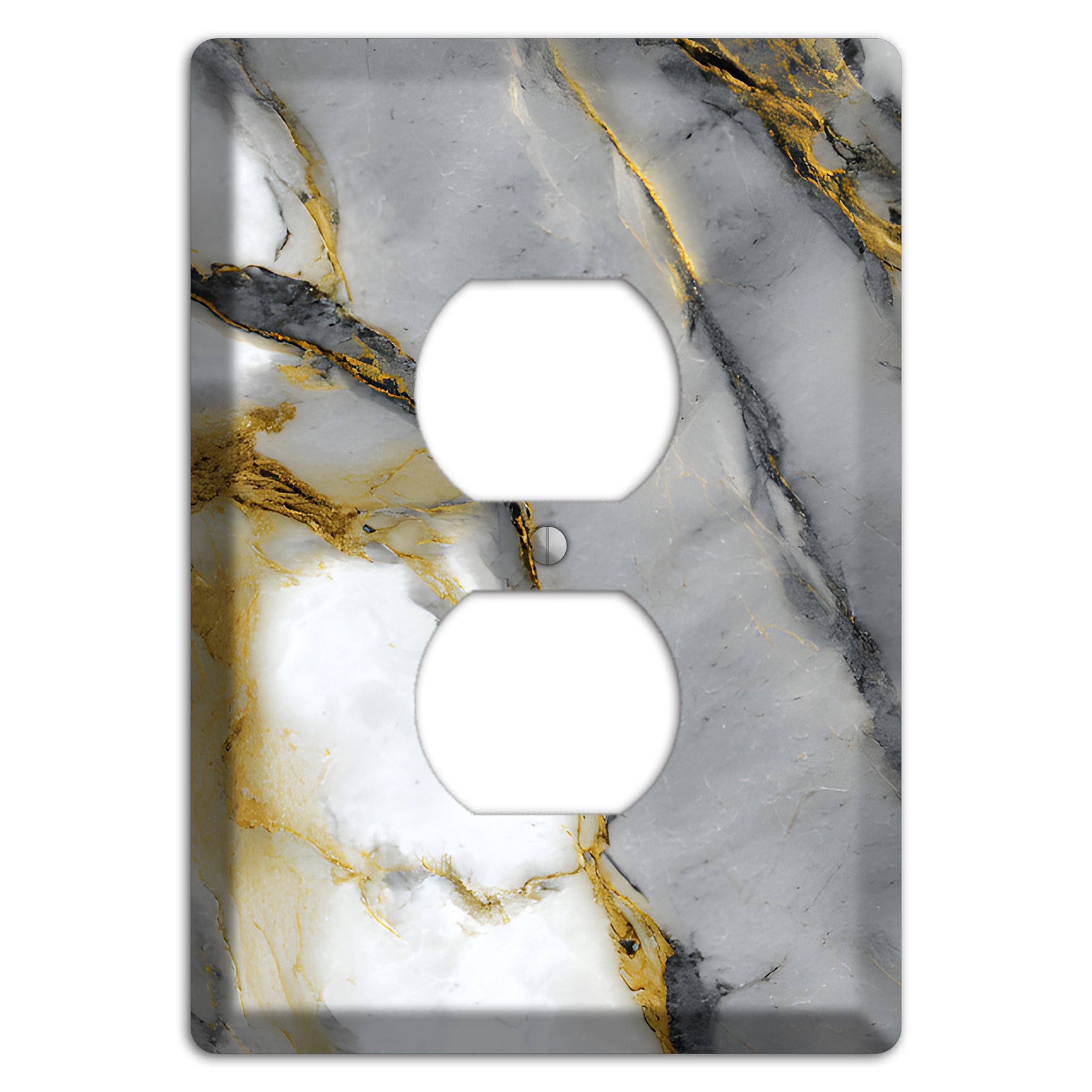 Finlandia Marble Duplex Outlet Wallplate