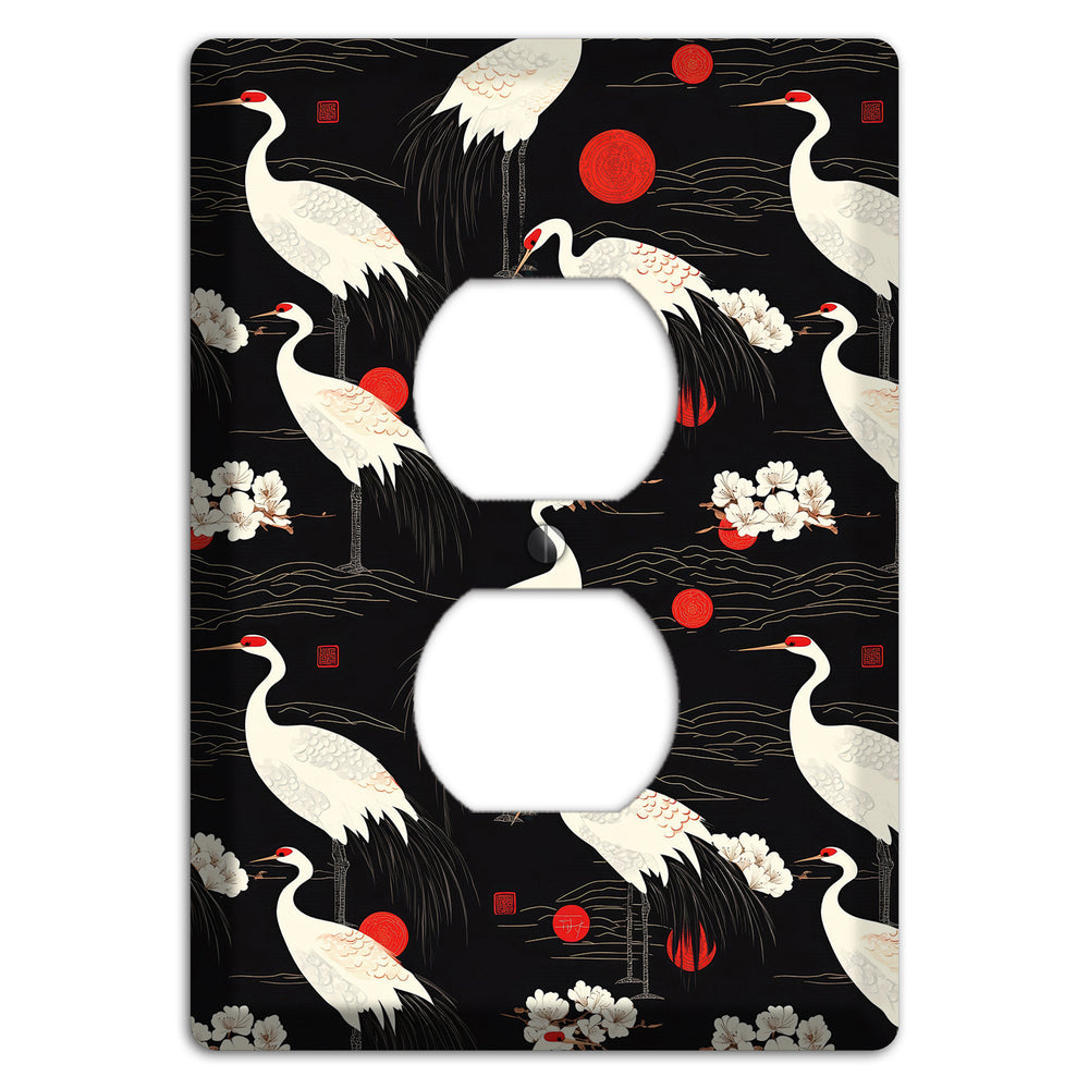 Obsidian Sun Vigil Duplex Outlet Wallplate