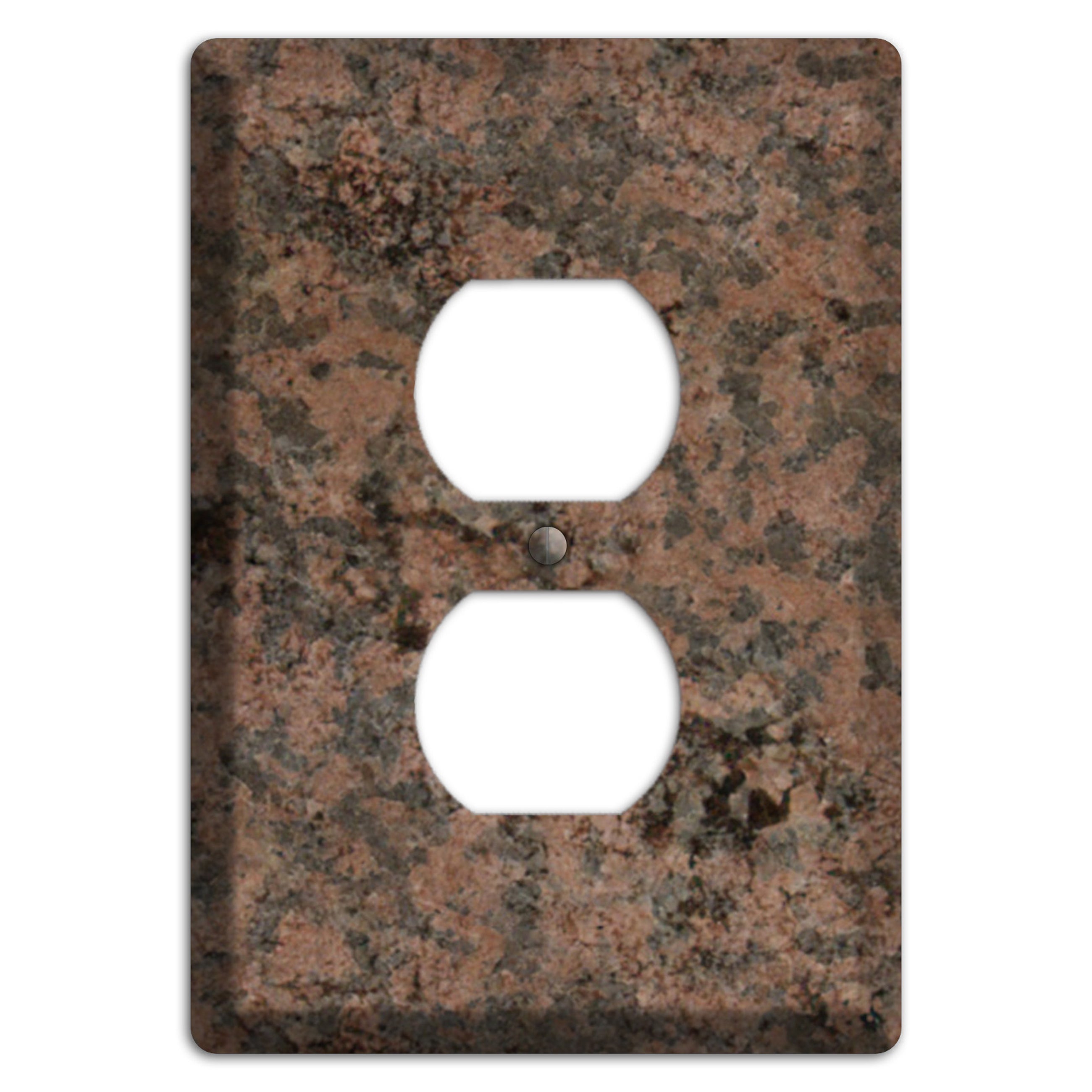Granite Name: Indian Dakota Granite Duplex Outlet Wallplate
