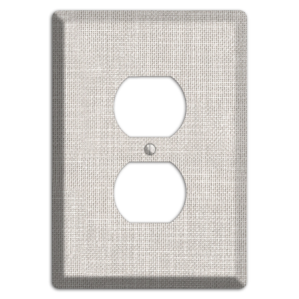 Linen Drift Duplex Outlet Wallplate