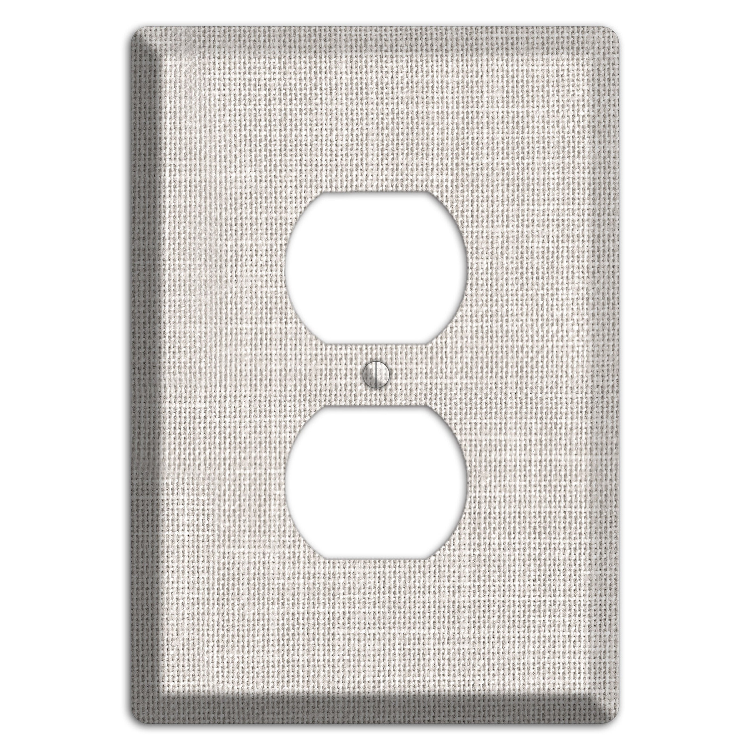 Linen Drift Duplex Outlet Wallplate