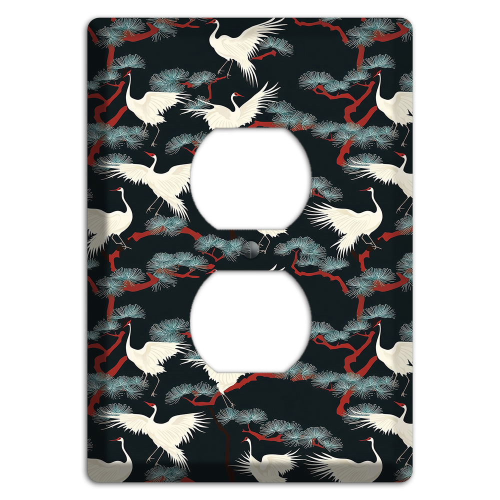 Obsidian Pine Vigil Duplex Outlet Wallplate