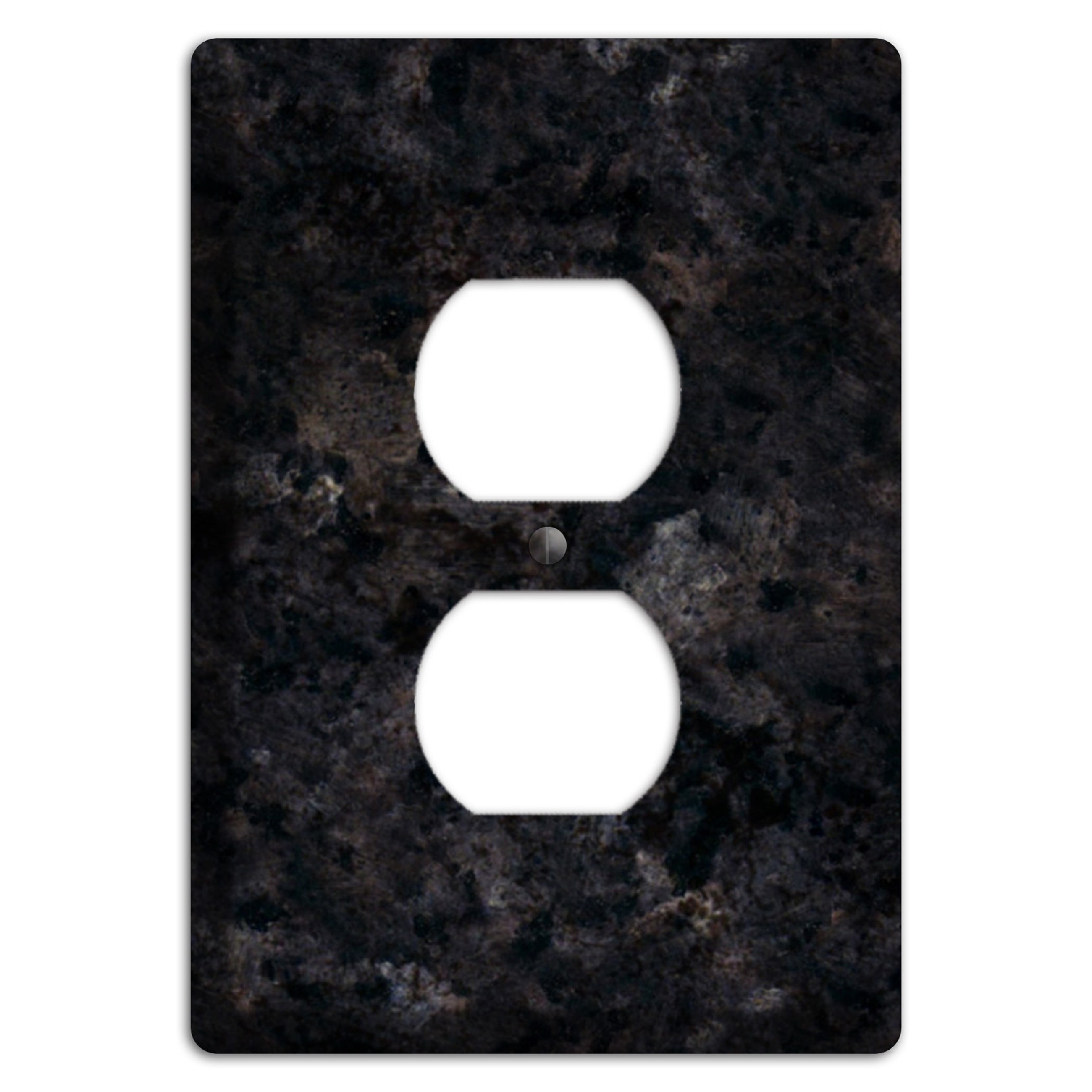 Ubatuba Granite Duplex Outlet Wallplate
