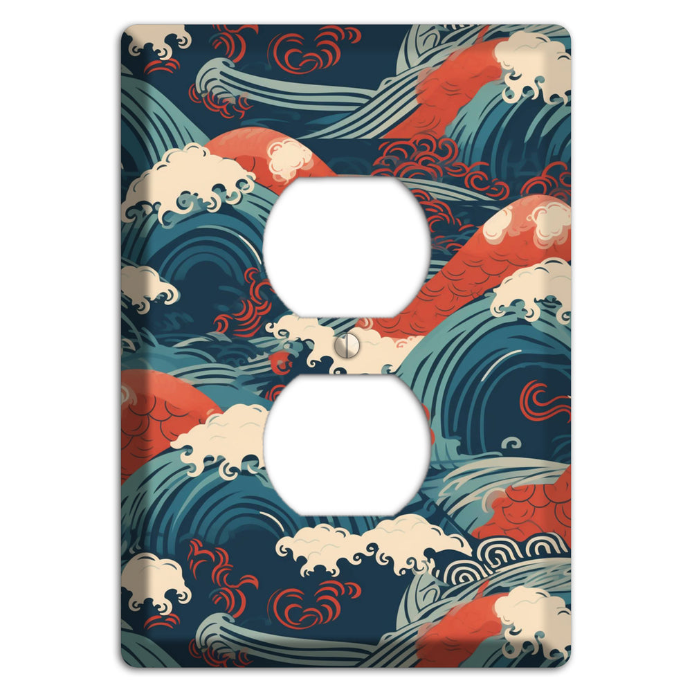 Koi & Tempest Duplex Outlet Wallplate