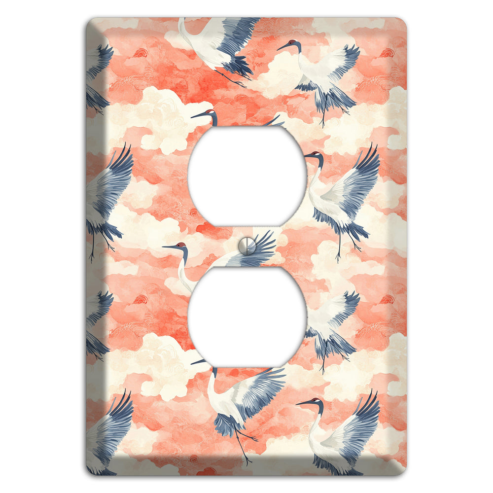 Coral Sky Migration Duplex Outlet Wallplate