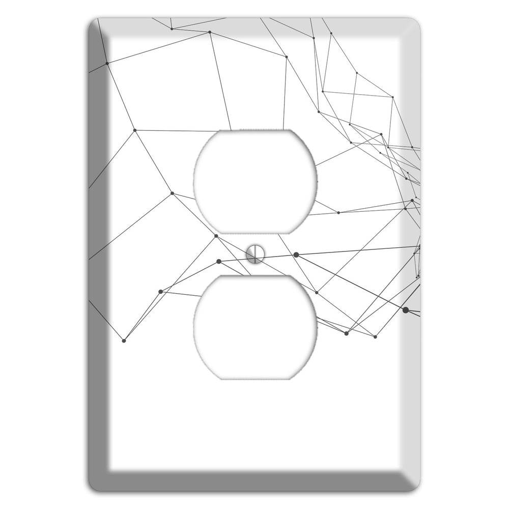 Gossamer Transit Map Duplex Outlet Wallplate