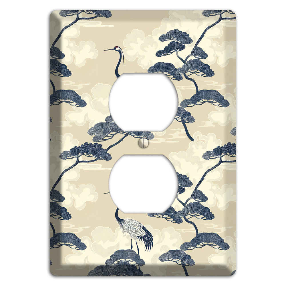 Indigo Pine Serenity Duplex Outlet Wallplate