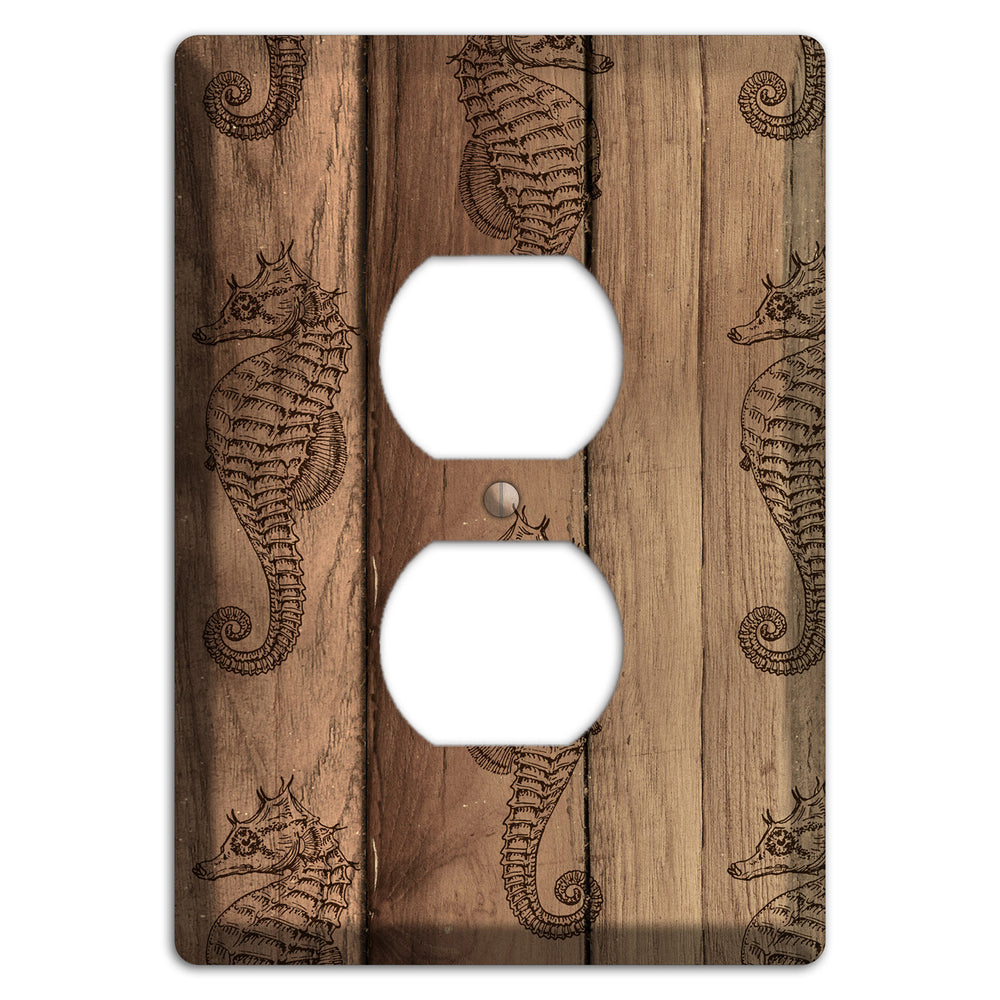 Planktonic Ponies Duplex Outlet Wallplate