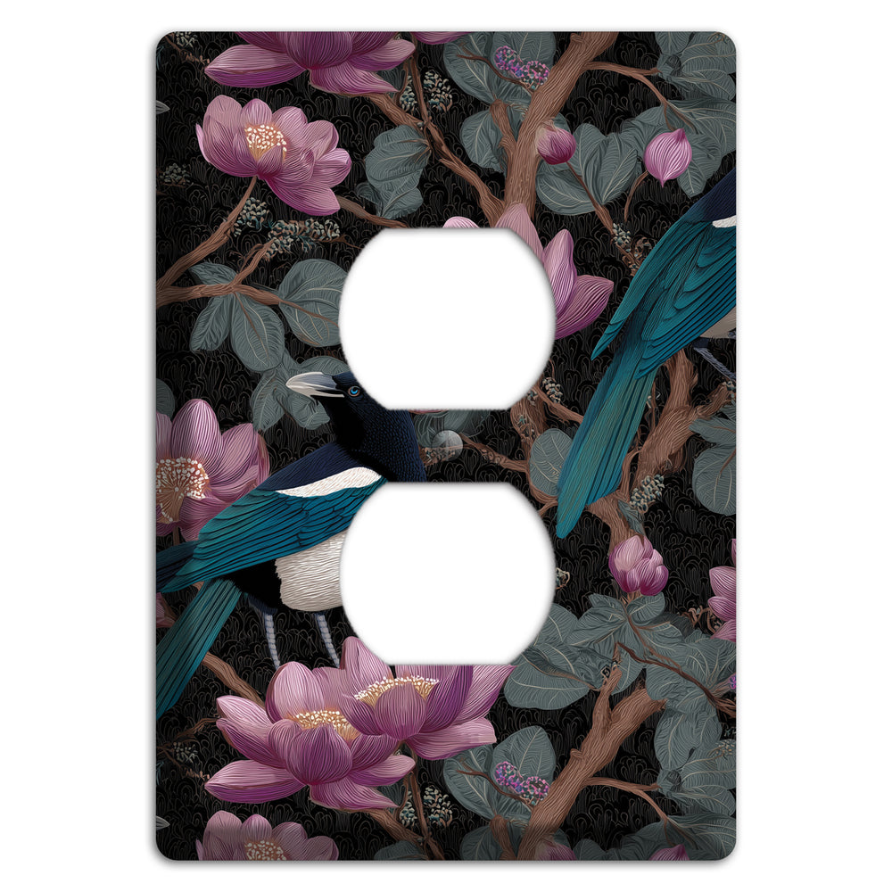 Magpie Moon Garden Duplex Outlet Wallplate