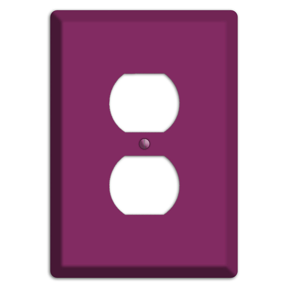 Baxter Plum Wine Duplex Outlet Wallplate
