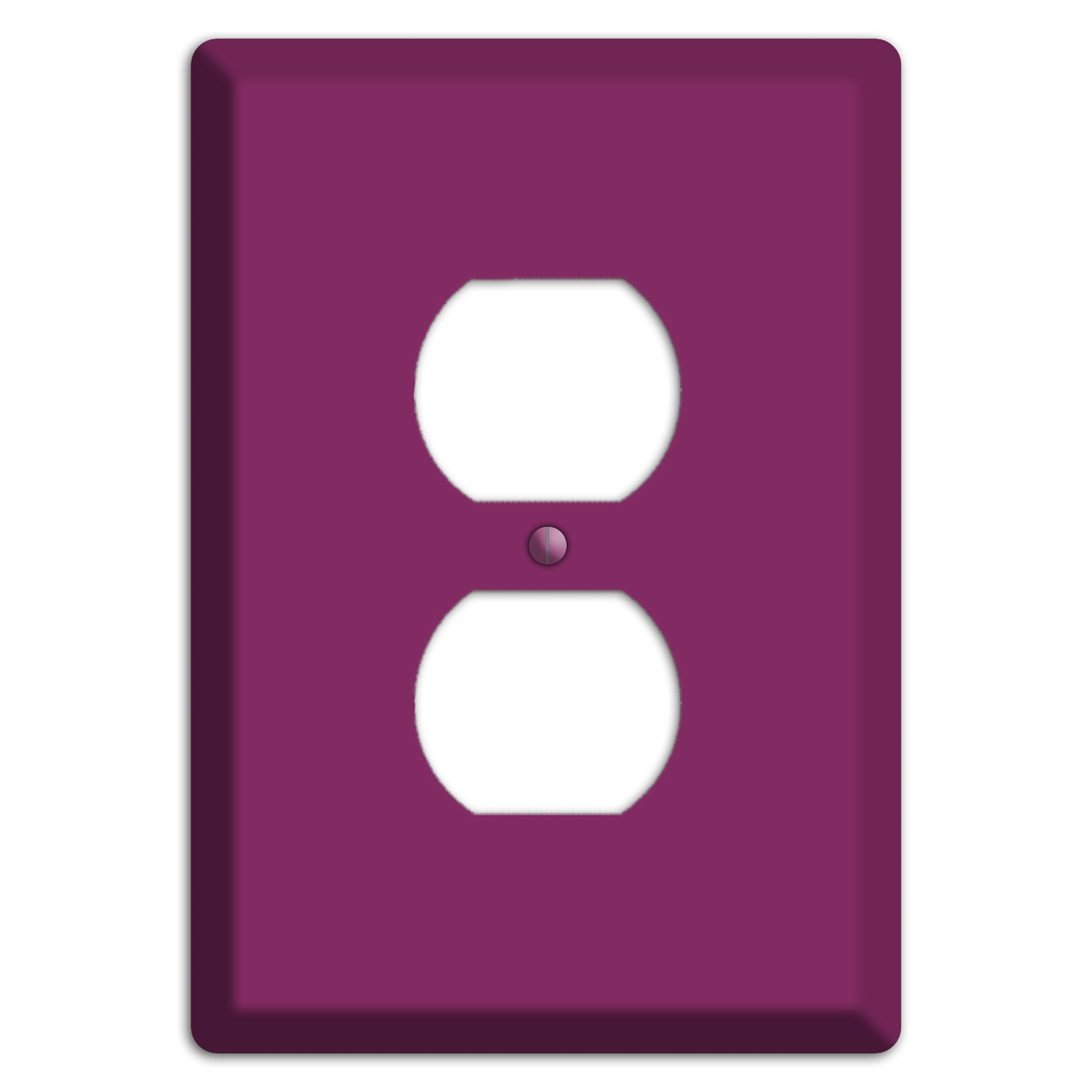 Baxter Plum Wine Duplex Outlet Wallplate