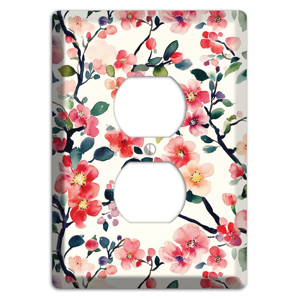 Blossom & Bough Duplex Outlet Wallplate