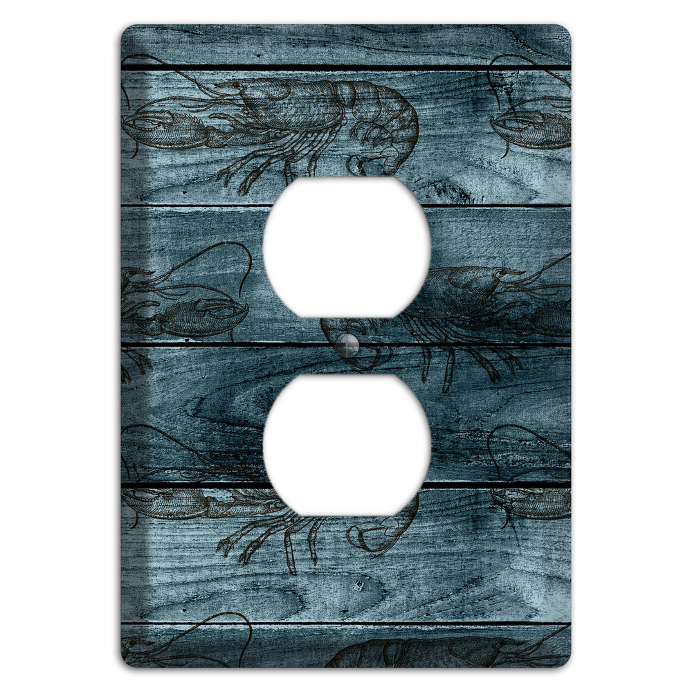 Lobster Ledger Duplex Outlet Wallplate